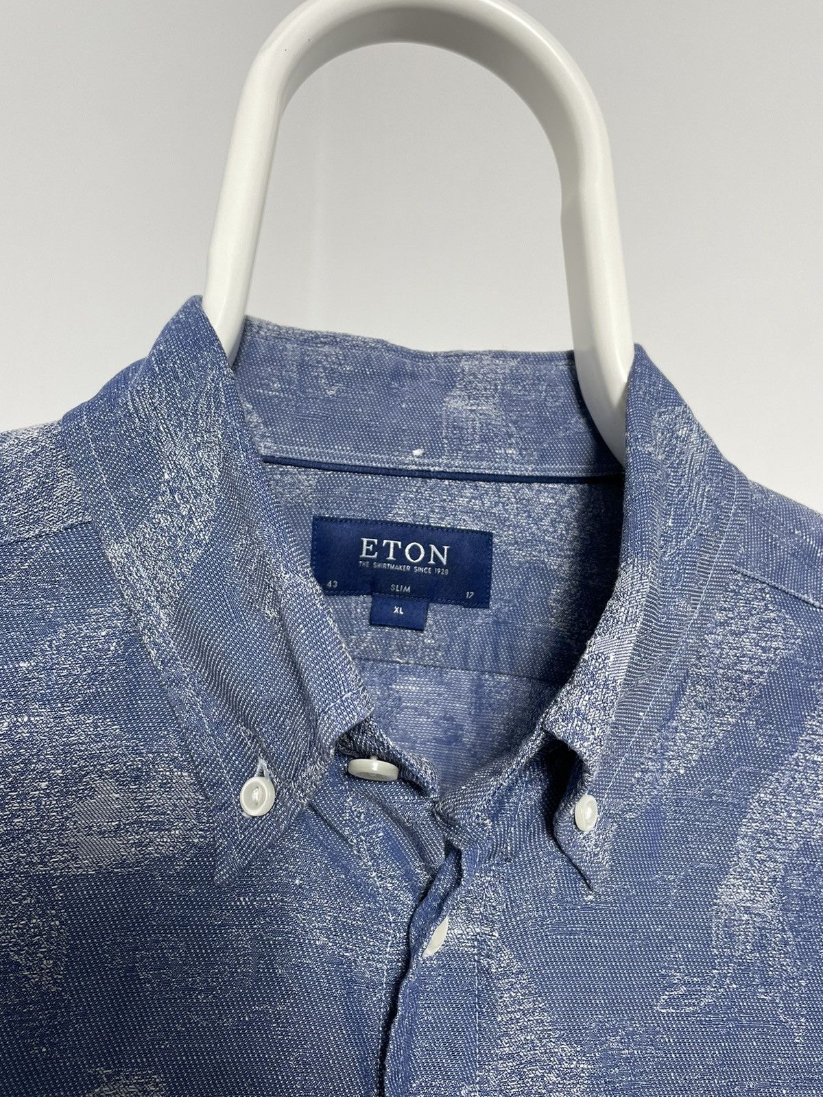 Eton Eton Shirt button Monogram Fish Size US XL / EU 56 / 4 - 4 Thumbnail