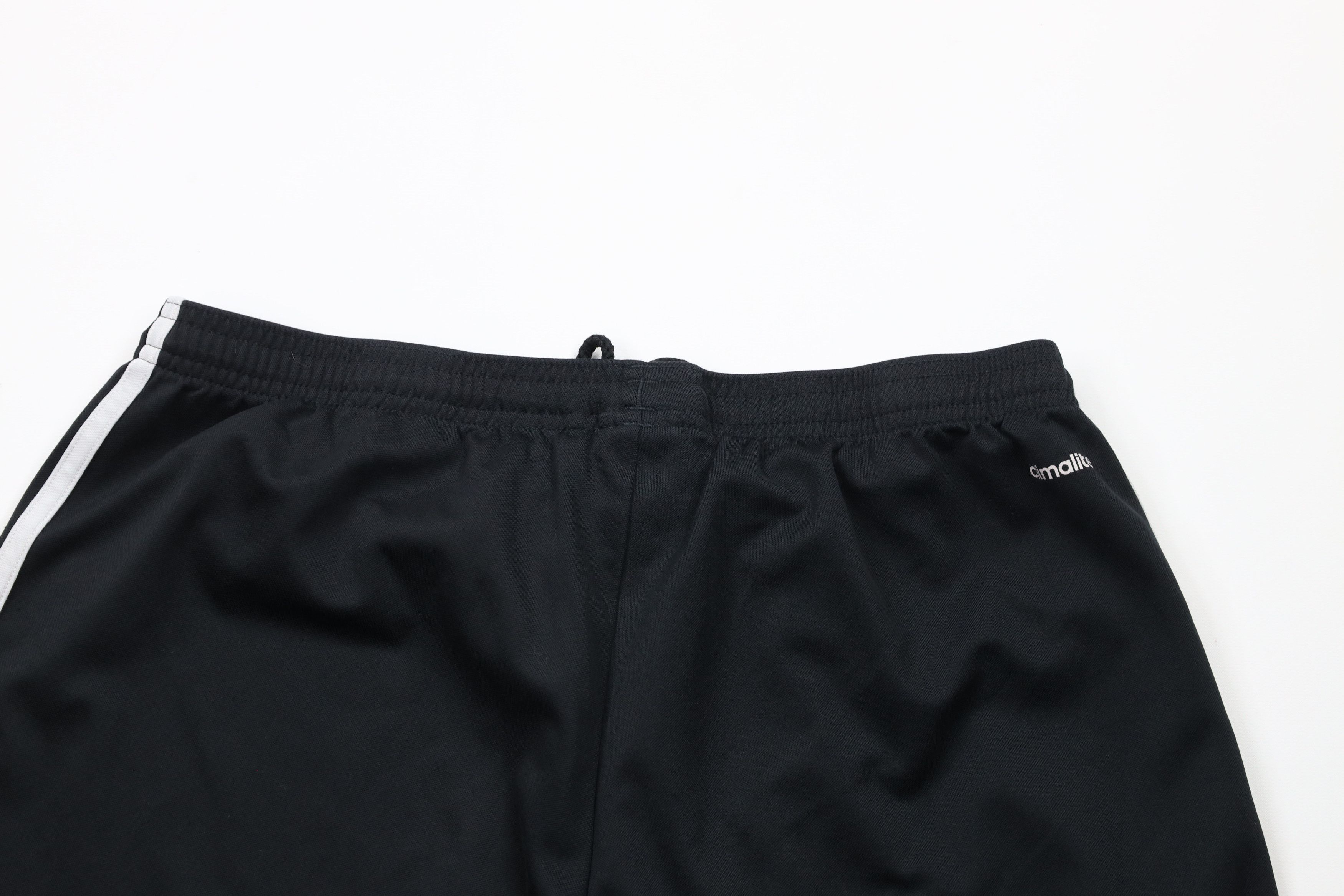 Adidas × Vintage Vintage Adidas Striped Running Jogging Soccer Shorts Black Size US 34 / EU 50 - 8 Thumbnail