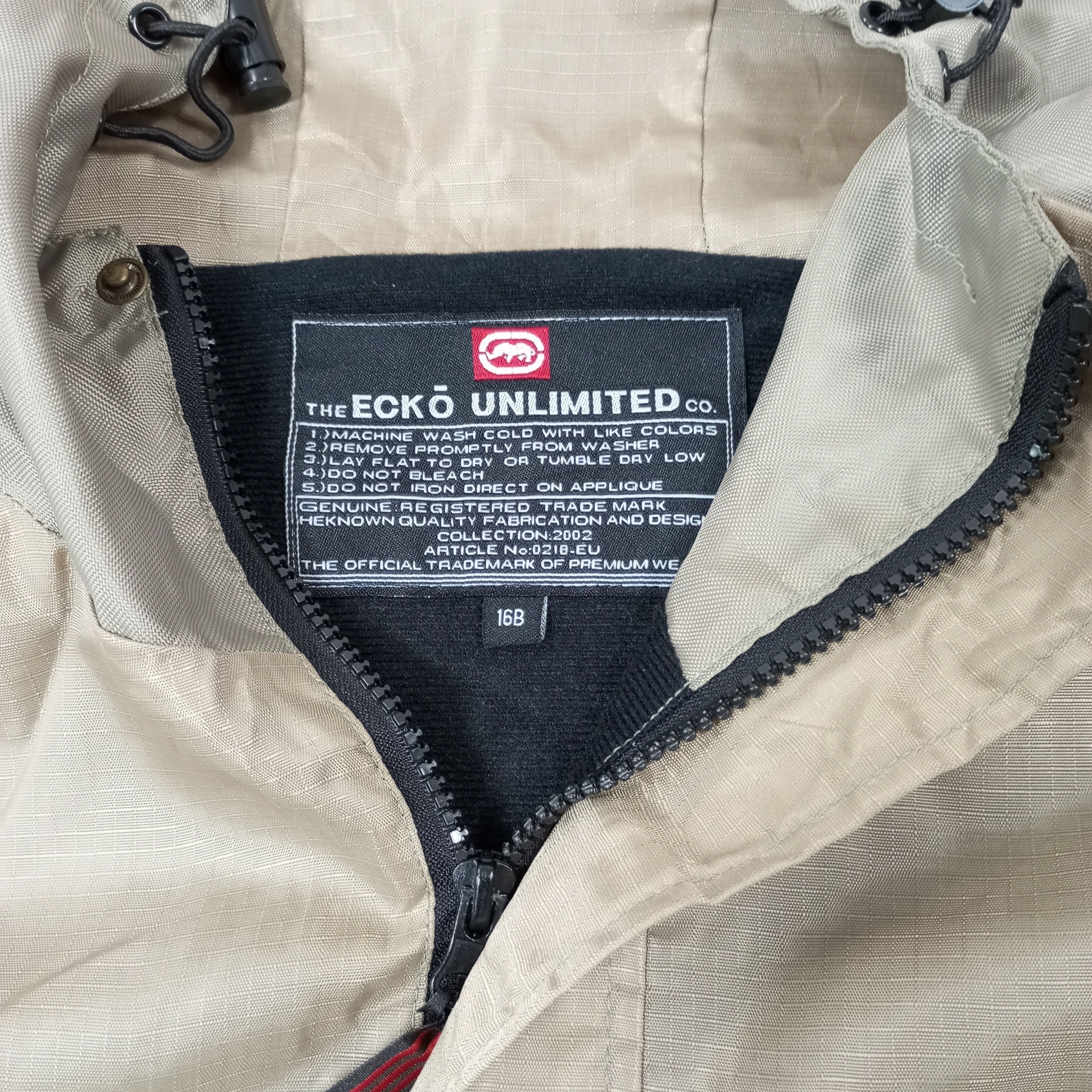 Ecko Unltd. × Vintage Ecko Unlimited Half Zipper Anarok Design Style Jacket Size US XXL / EU 58 / 5 - 5 Thumbnail