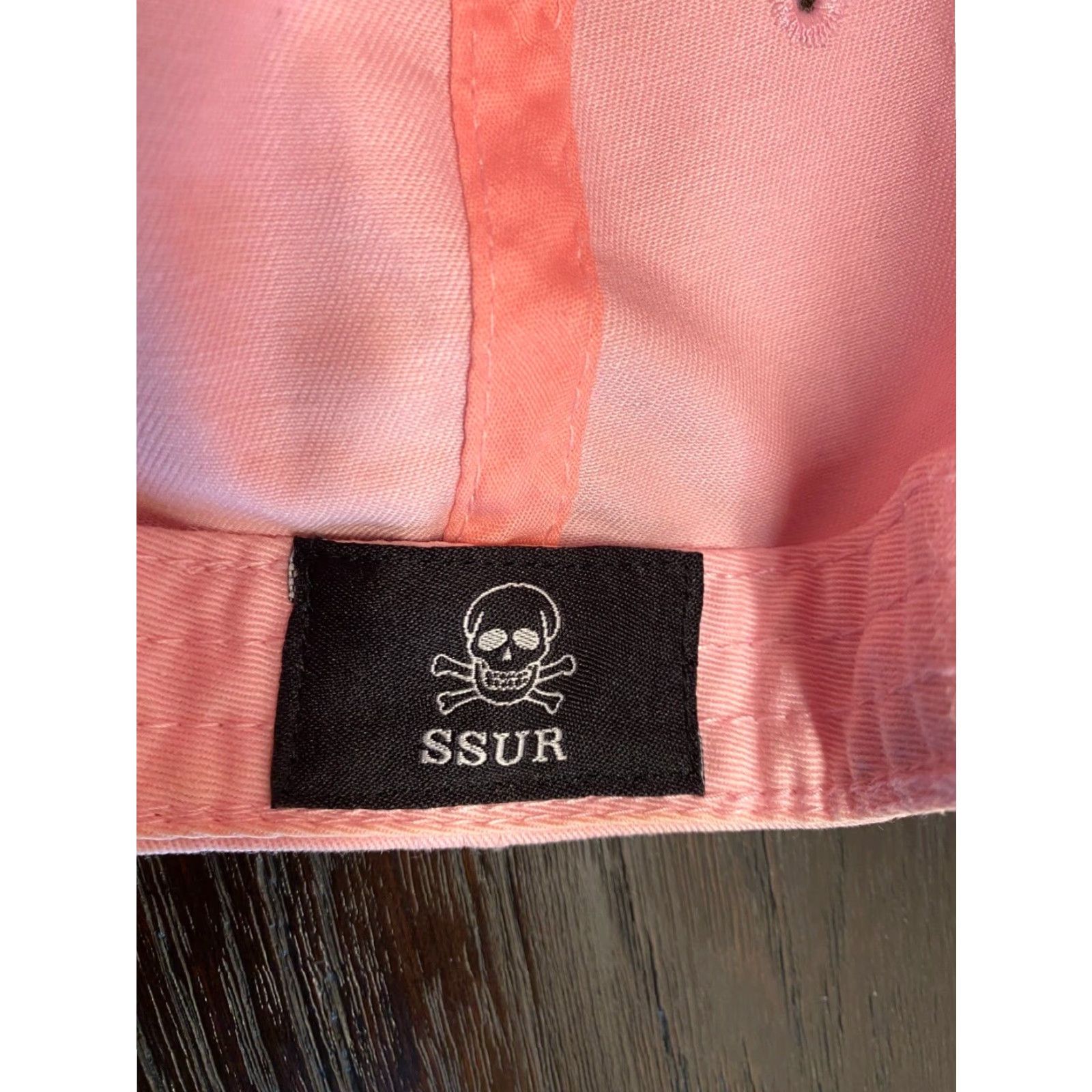 Vintage SSUR Baseball Cap Mens One Size Pink Adjustable Strapback Size ONE SIZE - 6 Thumbnail