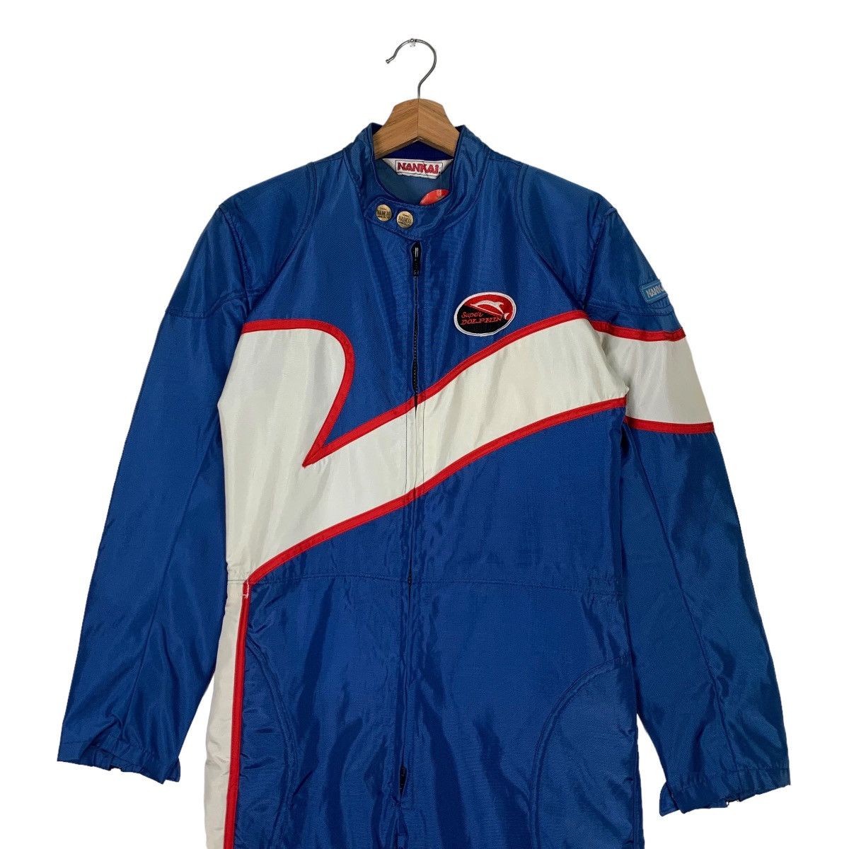 Japanese Brand × Vintage 90's Dead Stock NANKAI Super Dolphin Coveralls #0056-C4 Size US 32 / EU 48 - 3 Thumbnail