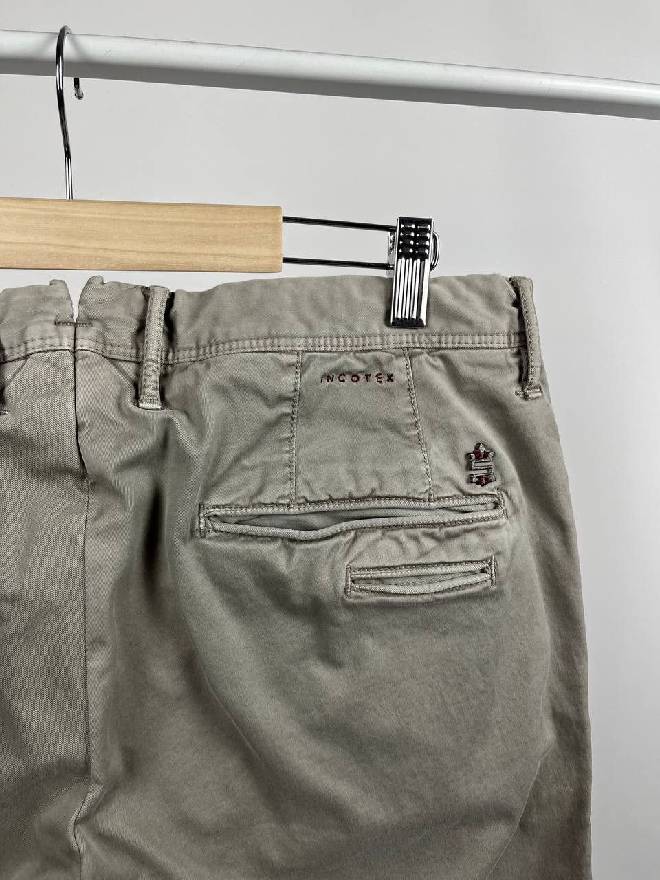 Incotex Incotex Skim Fit Gray Chino pants Size 34 Size US 34 / EU 50 - 4 Thumbnail