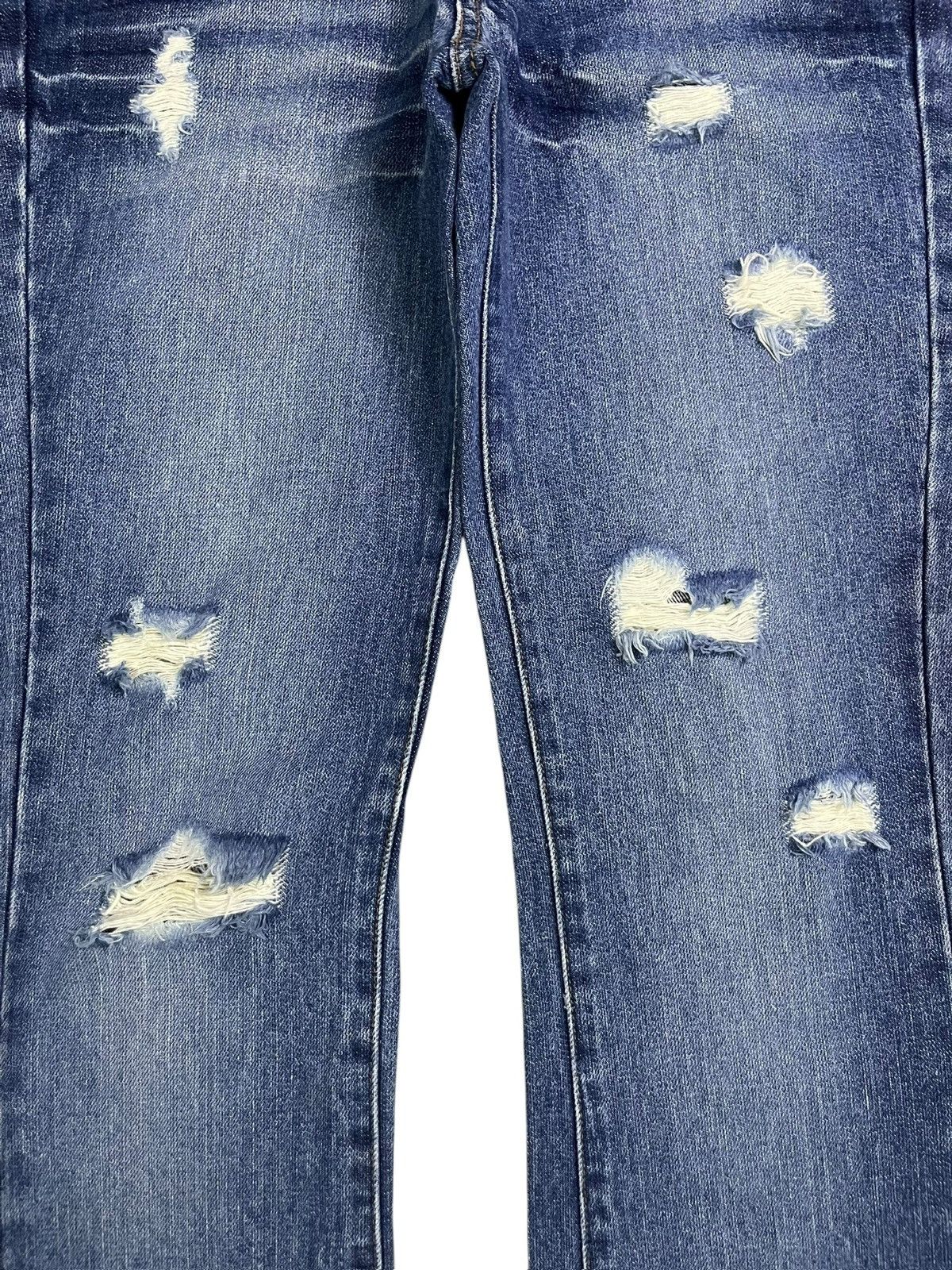 Diesel Vintage Japanese Brand Distressed Flare Jeans Size 29" - 3 Thumbnail
