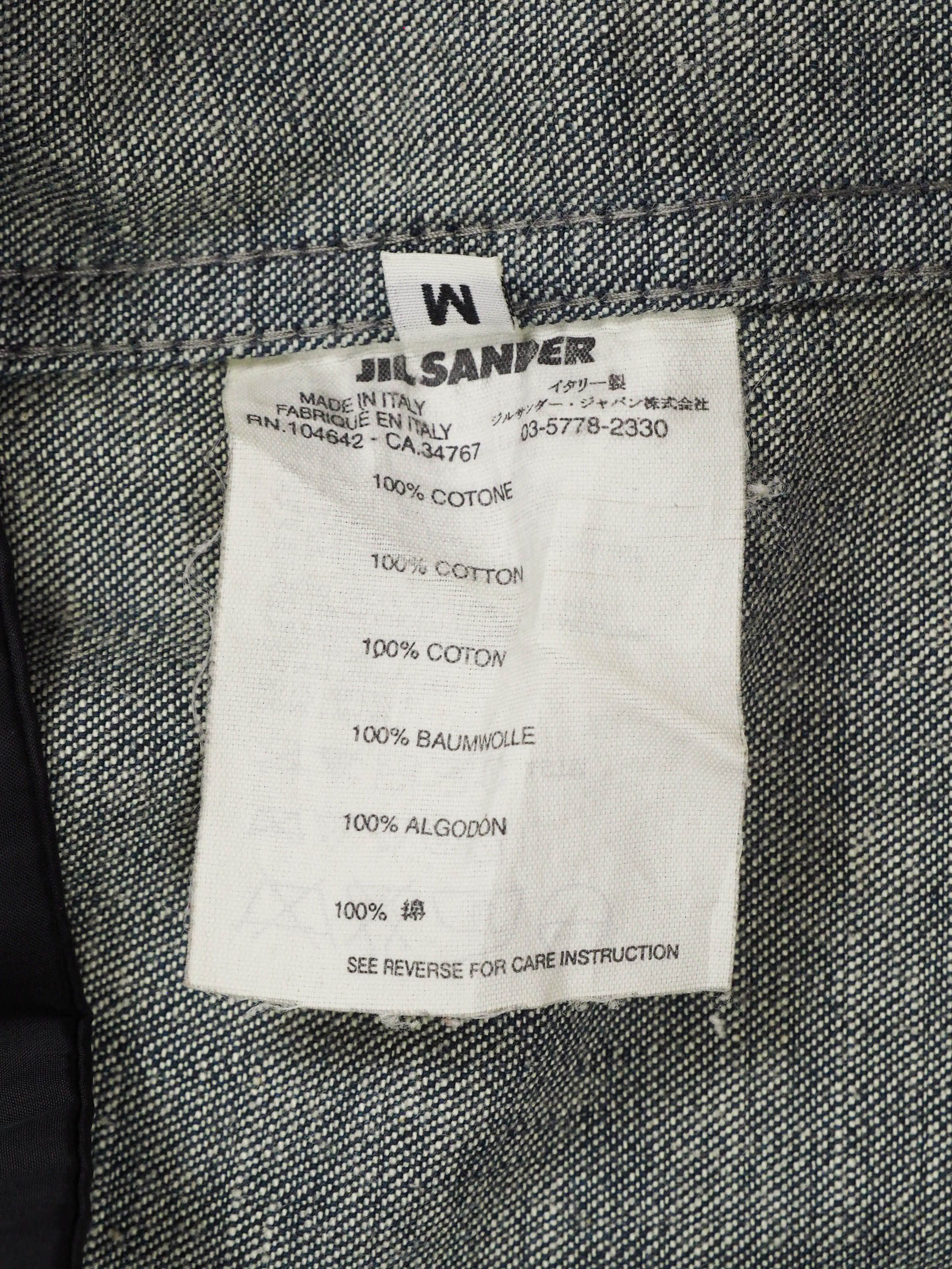 Jil Sander Jil Sander Raw Denim Trucker Jacket Size M / US 6-8 / IT 42-44 - 11 Thumbnail