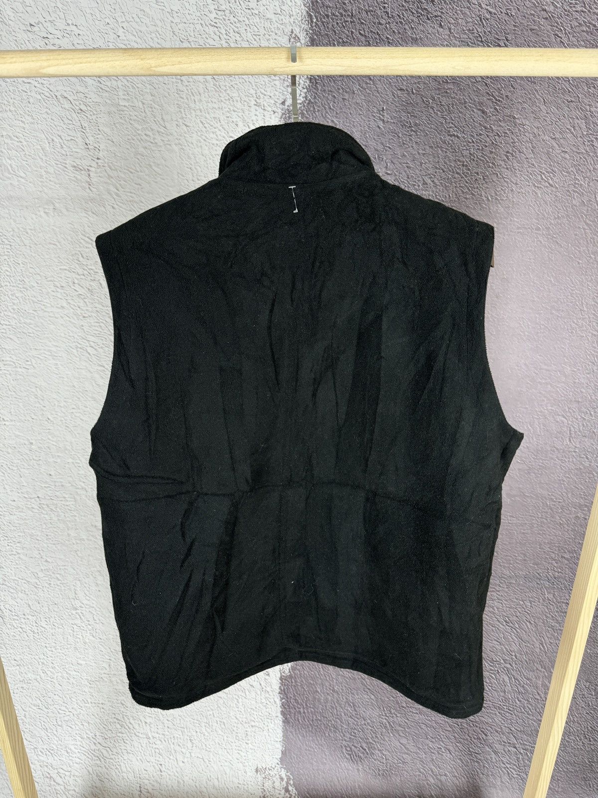 Japanese Brand Clandlake Japana black reversible nylon fleece vest Size US XL / EU 56 / 4 - 16 Thumbnail