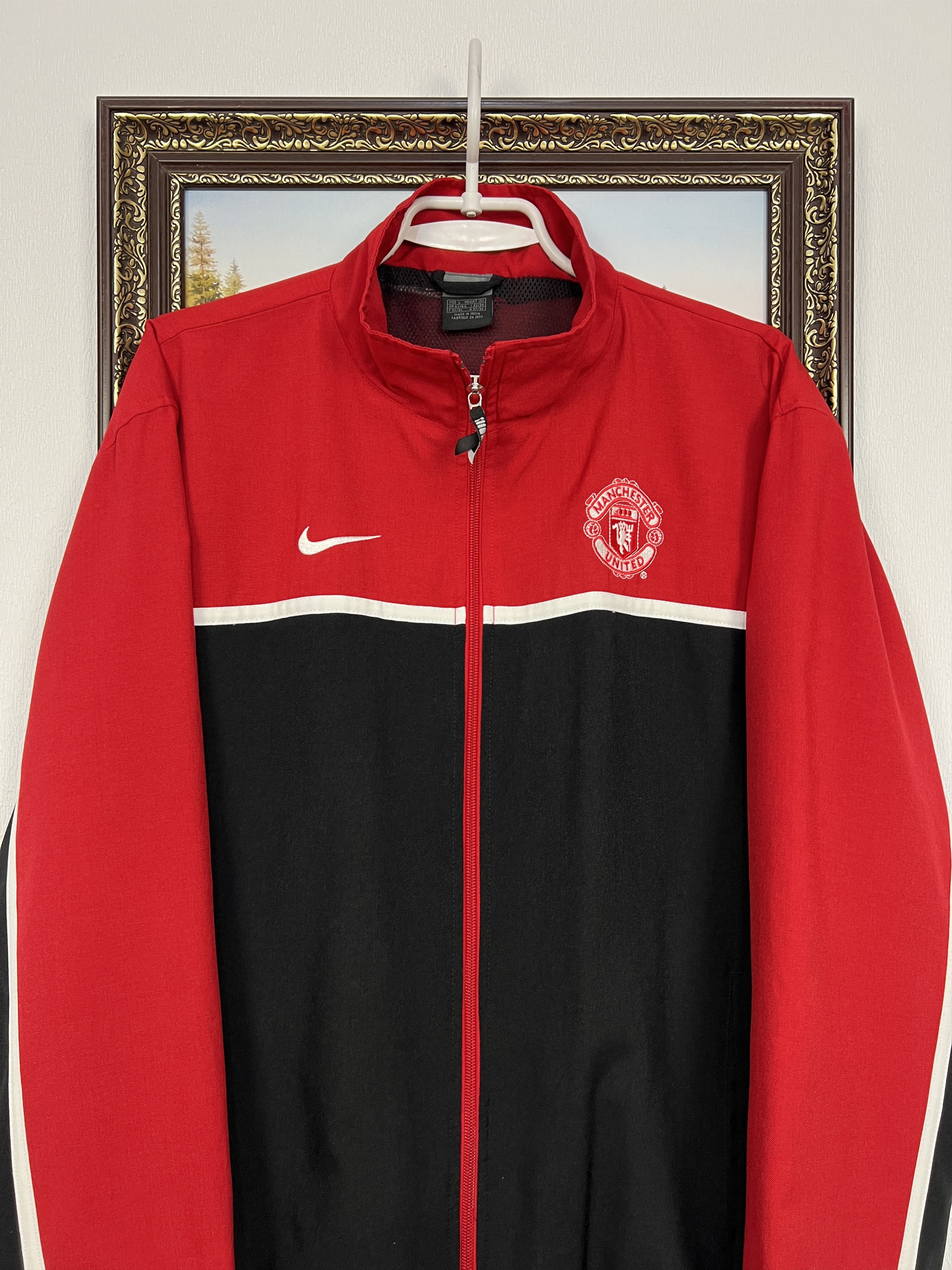 Nike Vintage Nike Manchester United Football Jacket Soccer Size US L / EU 52-54 / 3 - 2 Thumbnail