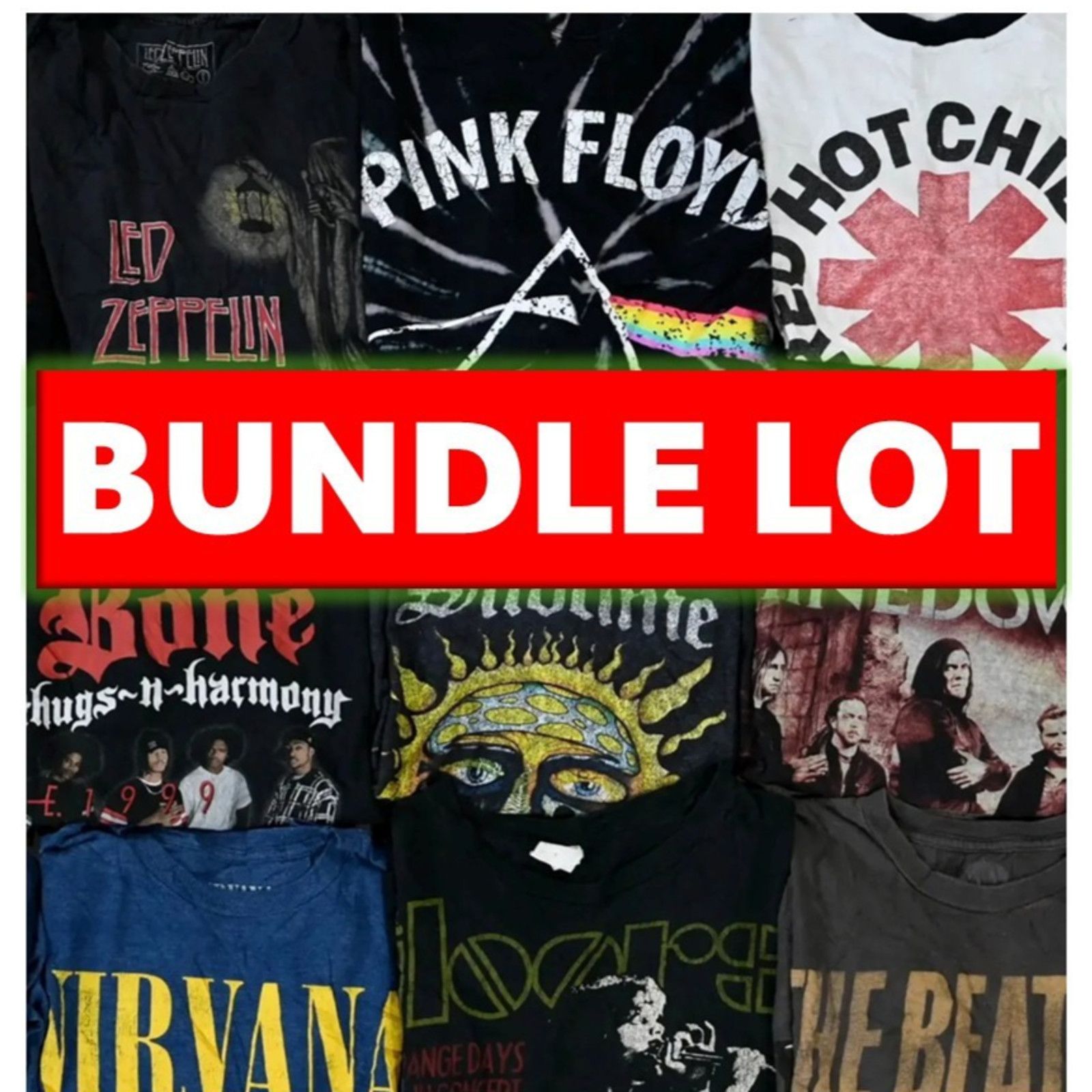 Other Music Band Rock Concert T-Shirt Mystery Bundle Lot of 5 Tee Size US XL / EU 56 / 4 - 1 Preview