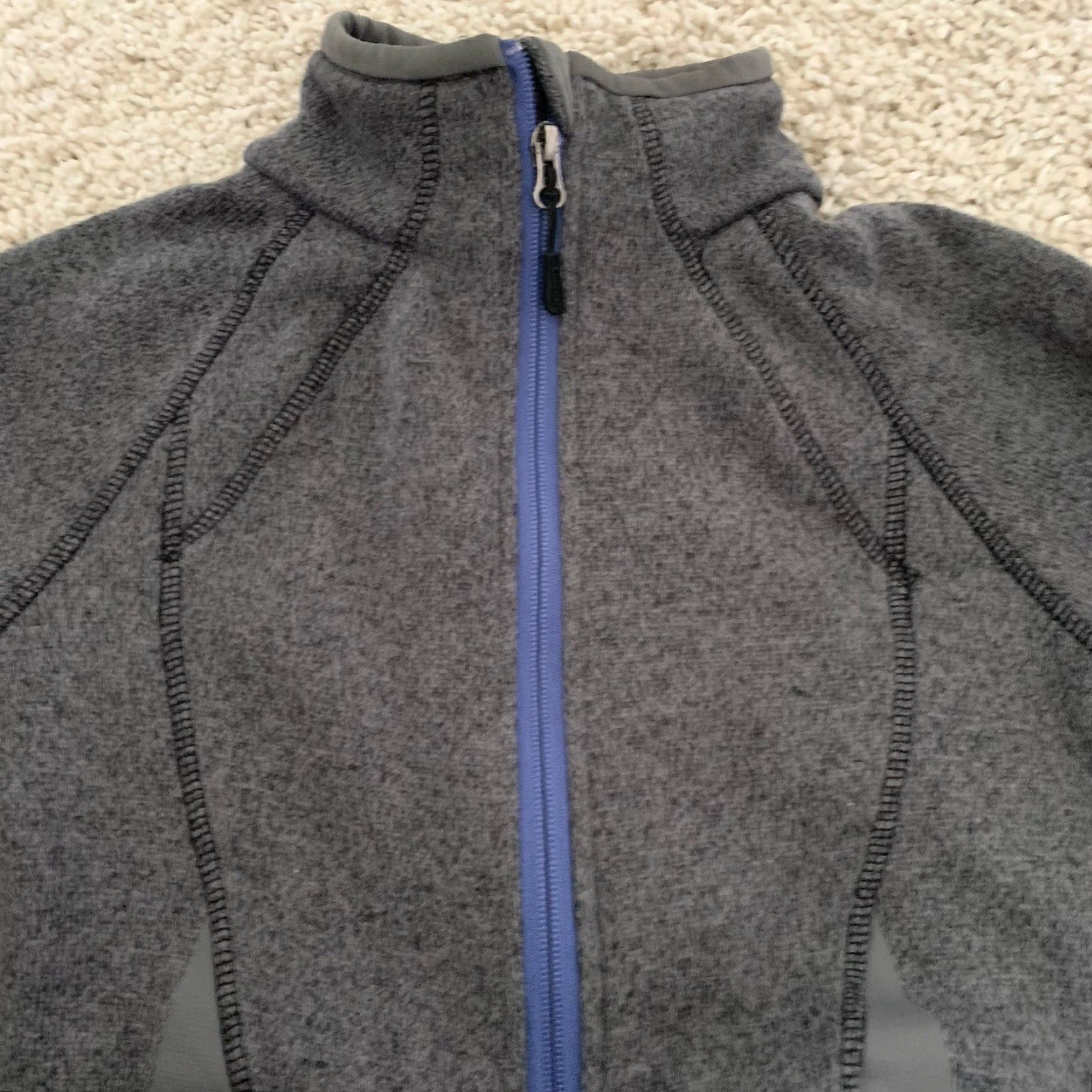 Vintage Cabela's Jacket Womens Small Gray Fleece Lined Zip Pockets Outdoor All Seasons Regular Fit Shirt/Coat Size S / US 4 / IT 40 - 3 Thumbnail