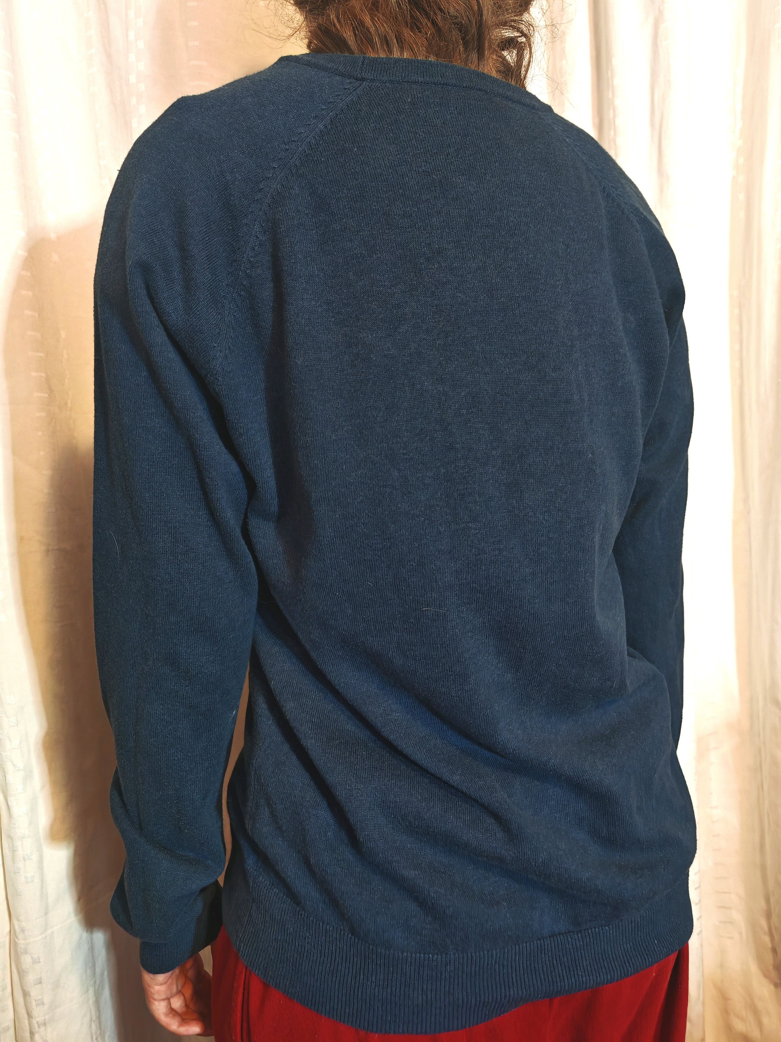 Carhartt Vintage Carhartt Blue Oxford Cardigan sz L grandpacore Size US L / EU 52-54 / 3 - 4 Thumbnail
