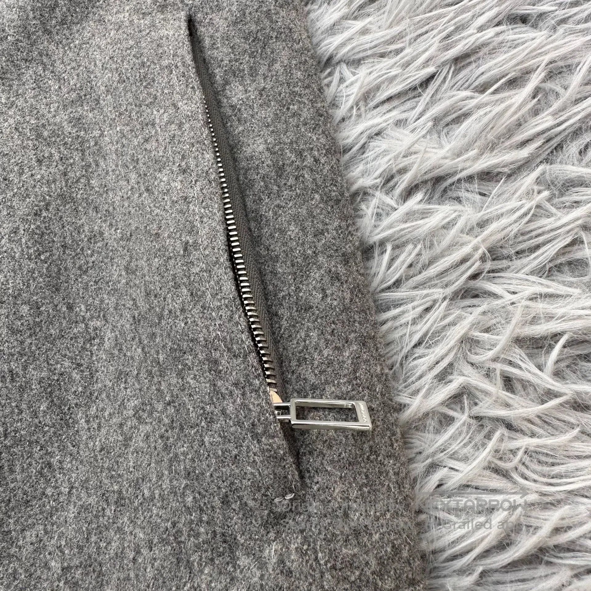 Dior Dior Homme Gray Zip Wool Jacket. Size US M / EU 48-50 / 2 - 7 Thumbnail