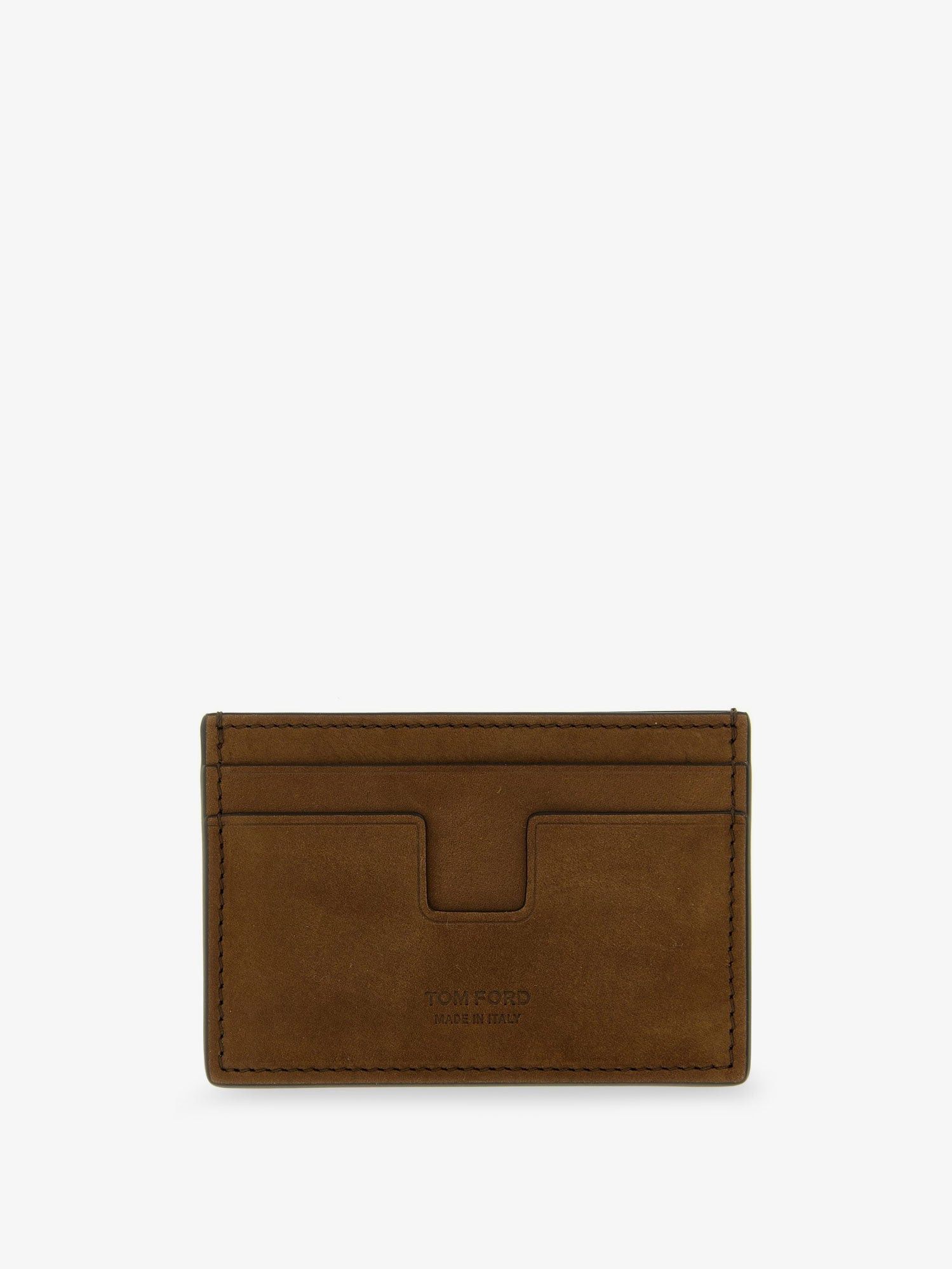 Tom Ford Suede Card Holder Size ONE SIZE - 1 Thumbnail