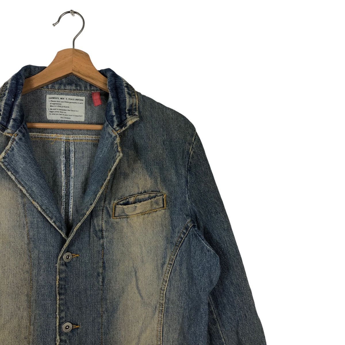 Blue Blue Japan 🔥90’s Hikory Chore Jacket Big Shark Blue Blue Japan Design Size US M / EU 48-50 / 2 - 5 Thumbnail
