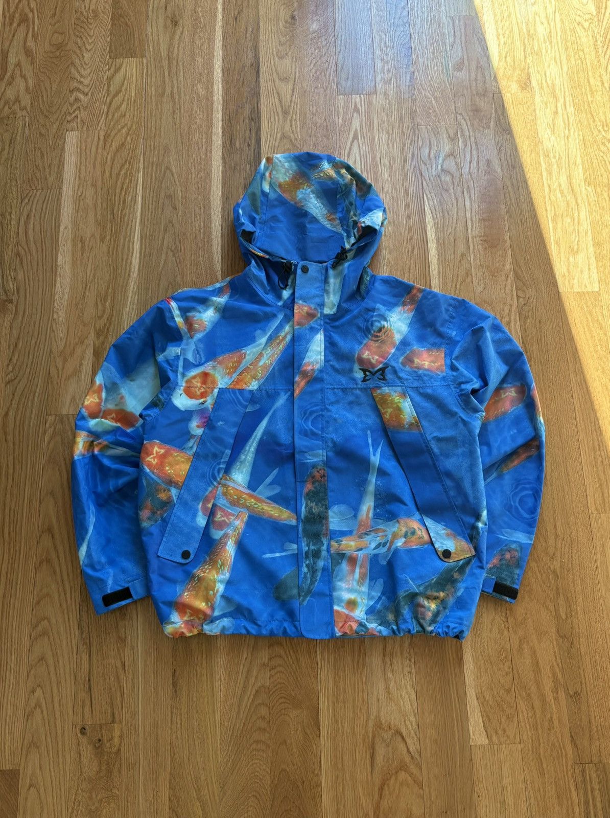 Mertra Mertra Koi Fish Shell AOP Gorpcore Waterproof Rain Jacket L