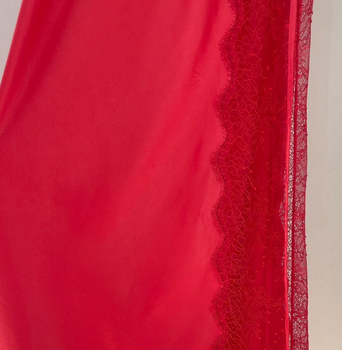 Victoria's Secret VS Red Satin & Lace Slip Gown (XS-S) Size S / US 4 / IT 40 - 13 Thumbnail