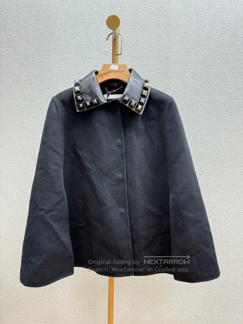 Fendi Fendi Black Wool Coat Size XXS / US 00 / IT 34 - 1 Thumbnail