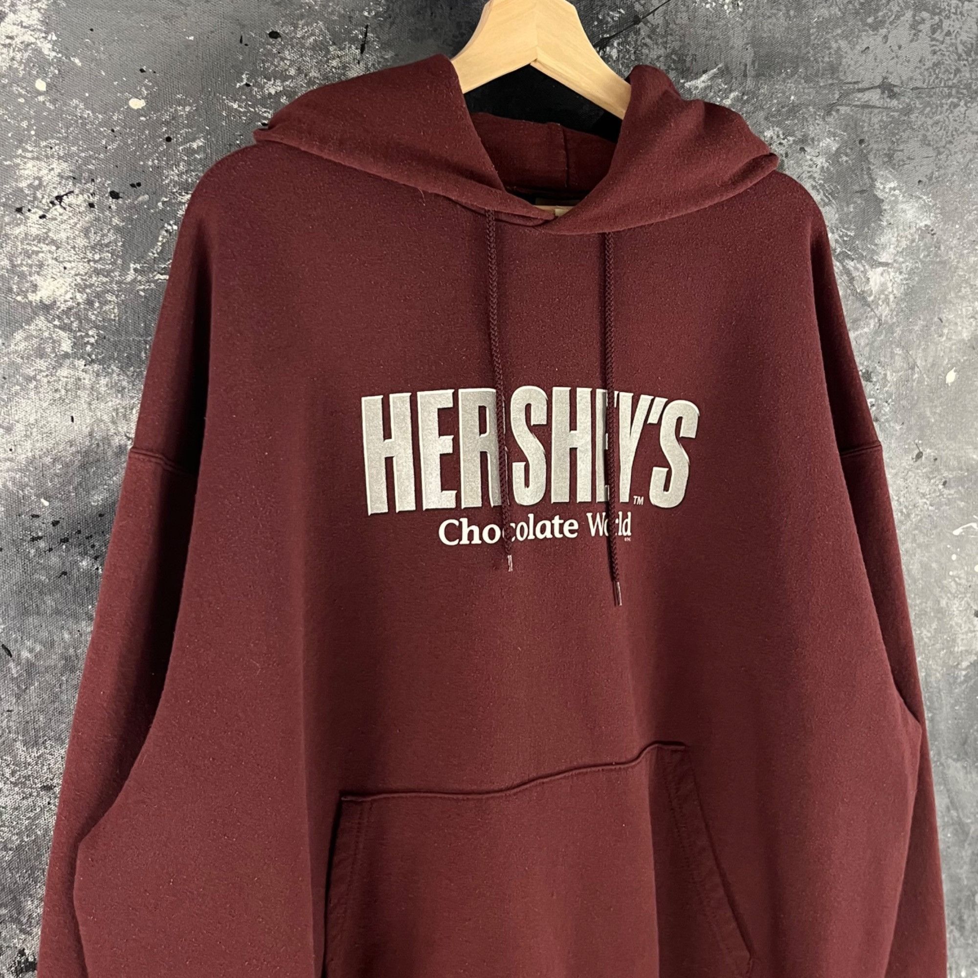 Vintage Vintage 90’s Hershey’s chocolate hoodie Size US XL / EU 56 / 4 - 2 Thumbnail