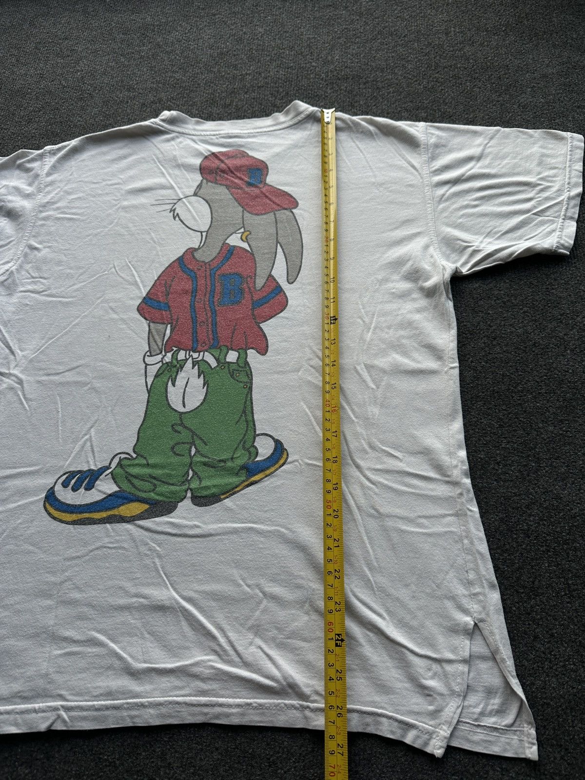 Warner Bros DOUBLE LOGO🚨 BUGS BUNNY LOONEY TUNES WARNER BROS. Size US L / EU 52-54 / 3 - 17 Thumbnail