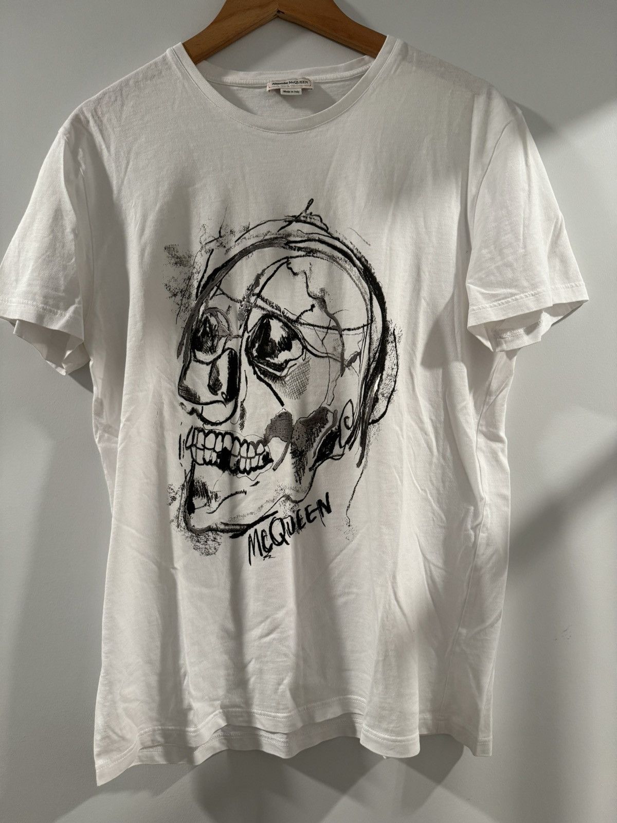 Alexander McQueen Skull Print Shirt Size US L / EU 52-54 / 3 - 1 Thumbnail