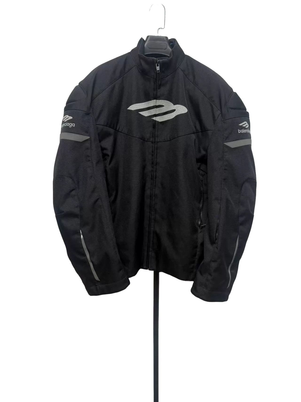 Balenciaga Balenciaga Logo Skiwear Moto Jacket Size 44 Size US S / EU 44-46 / 1 - 1 Thumbnail