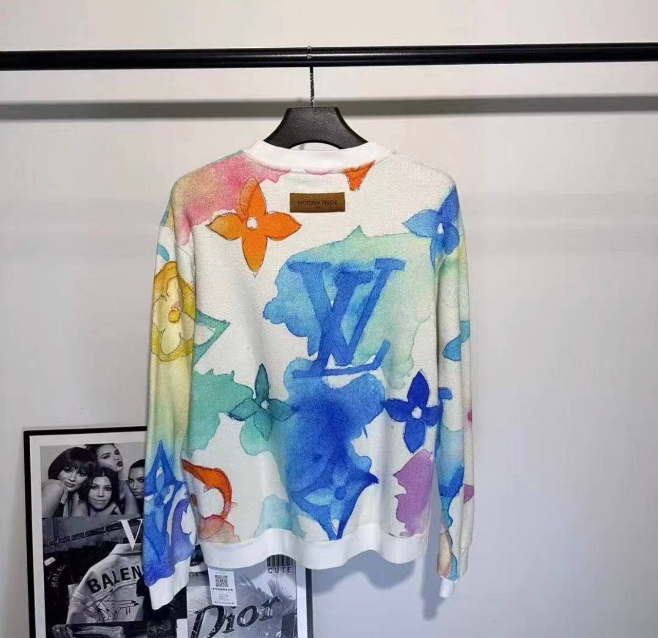 Louis Vuitton louis vuitton watercolor graphic sweatshirt-dmc Size US XL / EU 56 / 4 - 2 Thumbnail