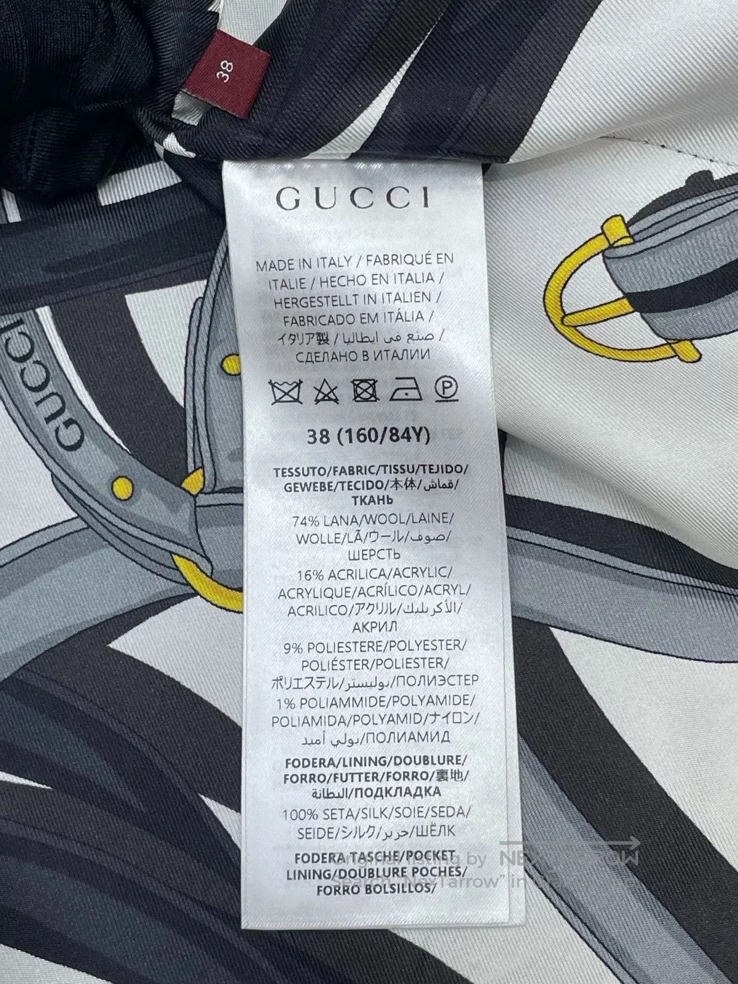 Gucci Gucci Black Woven Tweed Coat. Size S / US 4 / IT 40 - 6 Thumbnail