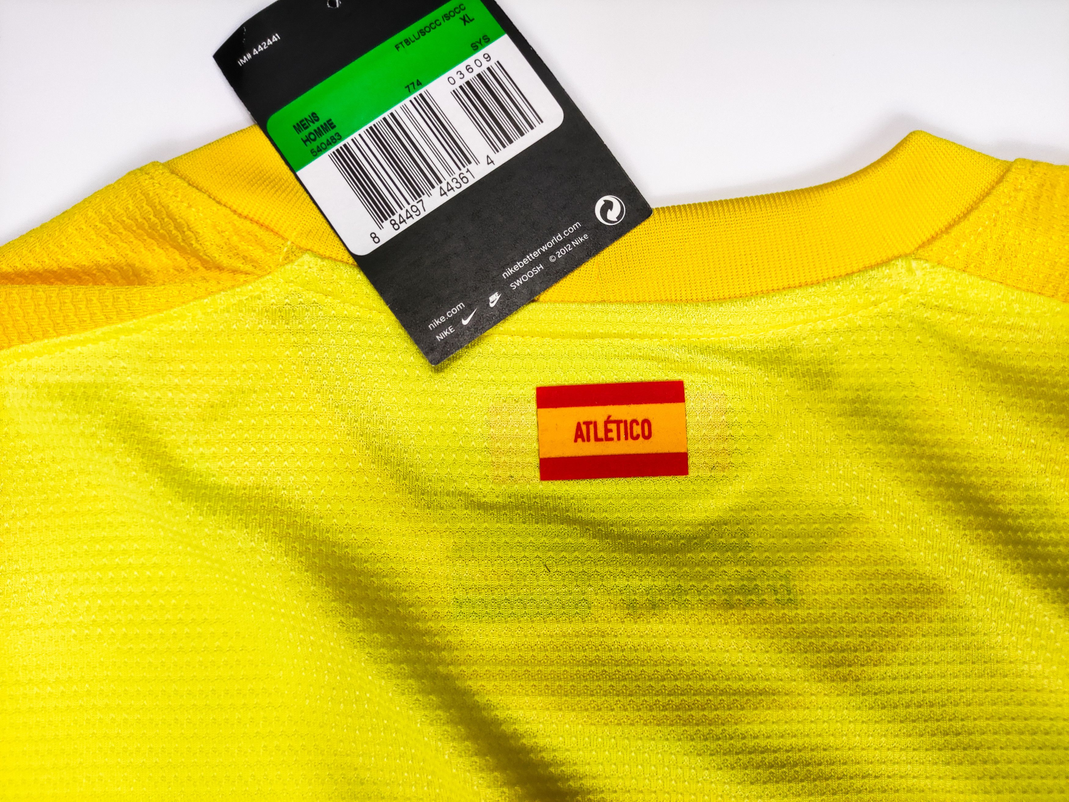 Nike BNWT Authentic Atletico Madrid Nike 2013 2014 Goalkeeper Kit Size US XL / EU 56 / 4 - 5 Thumbnail