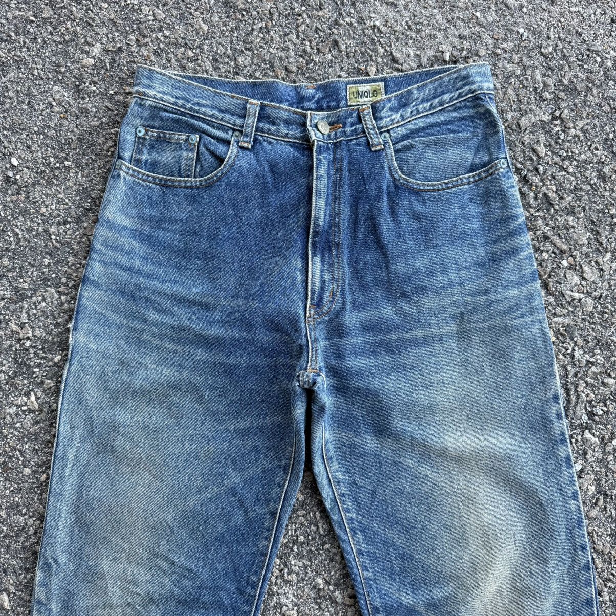 Warehouse VINTAGE WEREHOUSE x UNIQLO FADED JEAN DENIM PANTS Size US 34 / EU 50 - 3 Thumbnail