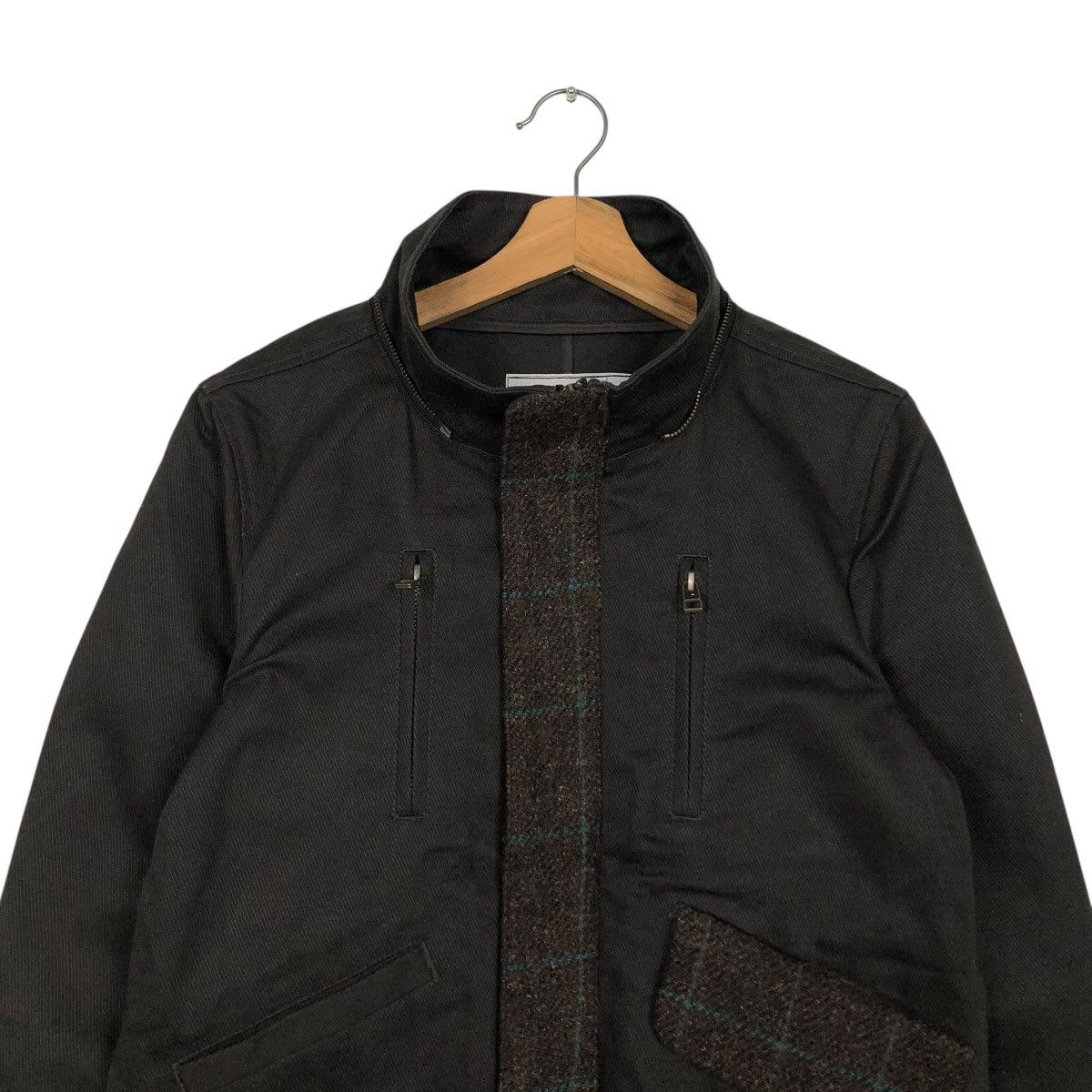 Harris Tweed 🔥VINTAGE WOOL BOMBER JACKET HARRIS TWEED HERRINGBONE Size US S / EU 44-46 / 1 - 5 Thumbnail