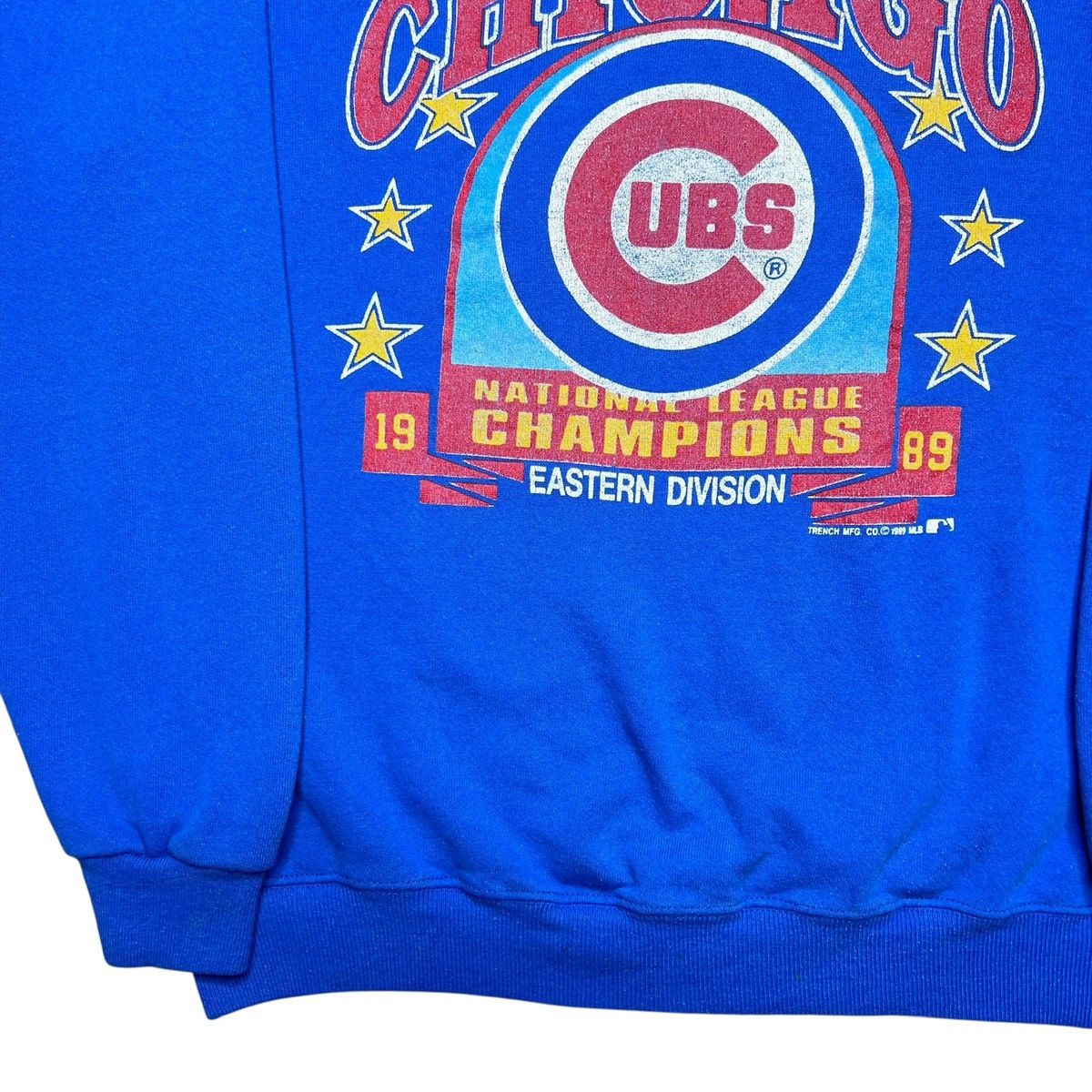 MLB 1989 MLB Chicago Cubs Eastern Division Champions Sweatshirt Size US L / EU 52-54 / 3 - 15 Thumbnail