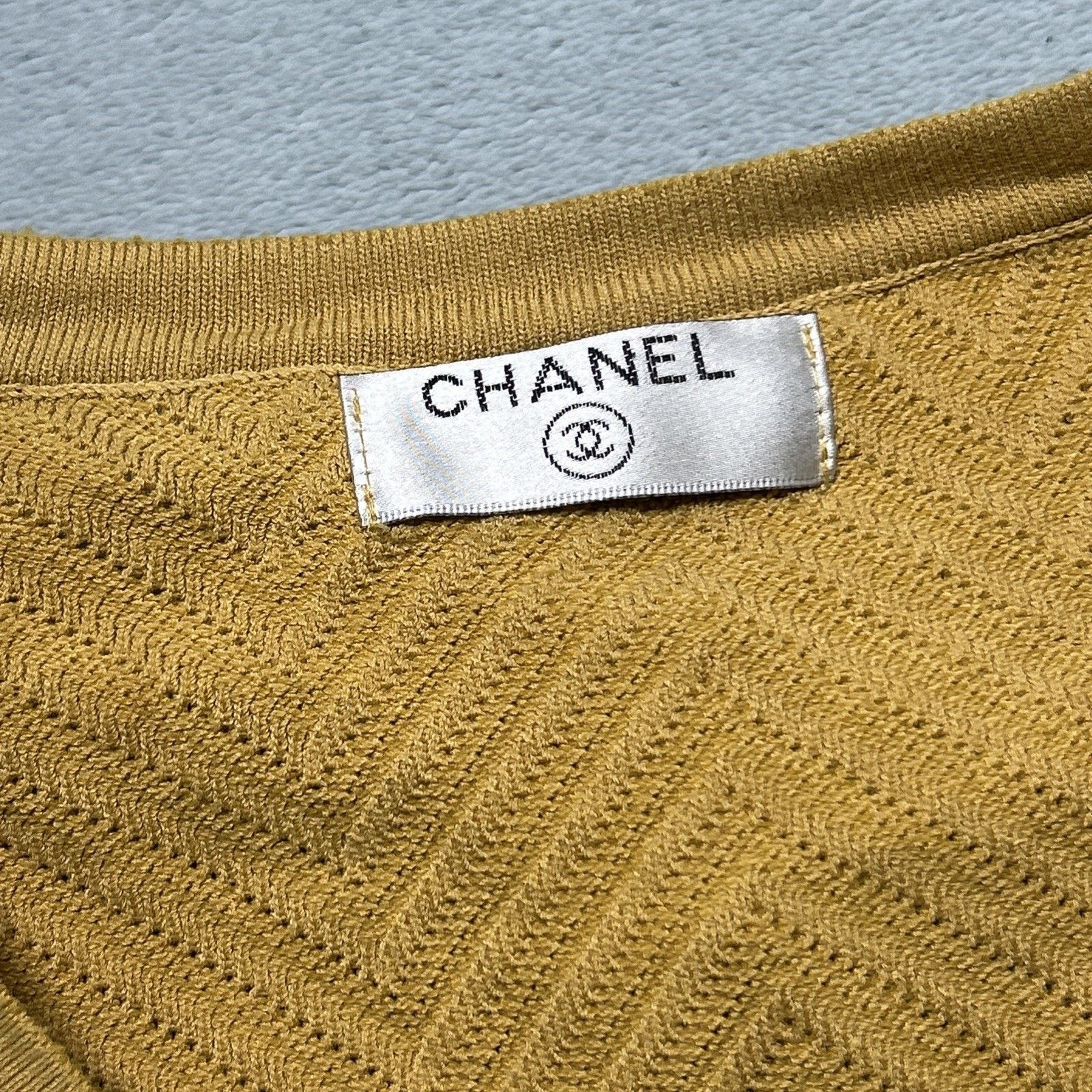 Chanel Vtg 90s Chanel Crop Cardigan Sweater Womens Samll Old Money Size S / US 4 / IT 40 - 3 Thumbnail