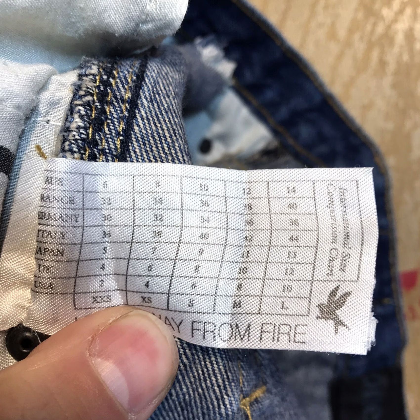Vintage ONE x OneTeaspoon Jeans Shorts High Waisted Cut Off Raw Hem Womens 25 Blue Denim 5-Pocket Distressed Frayed Hem Casual Vintage? No Size 42" / US 20 - 6 Thumbnail