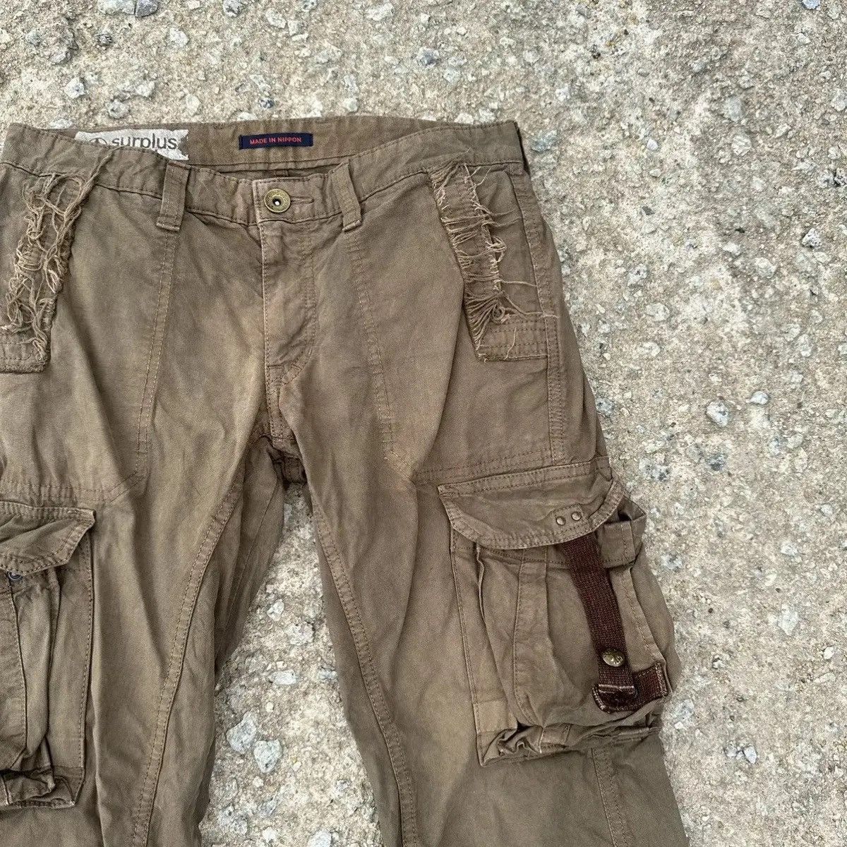 Generic Surplus SICKS💥FLARE/BOOTCUT SURPLUS Japan Tactical Multi Cargo Pants Size US 30 / EU 46 - 4 Thumbnail