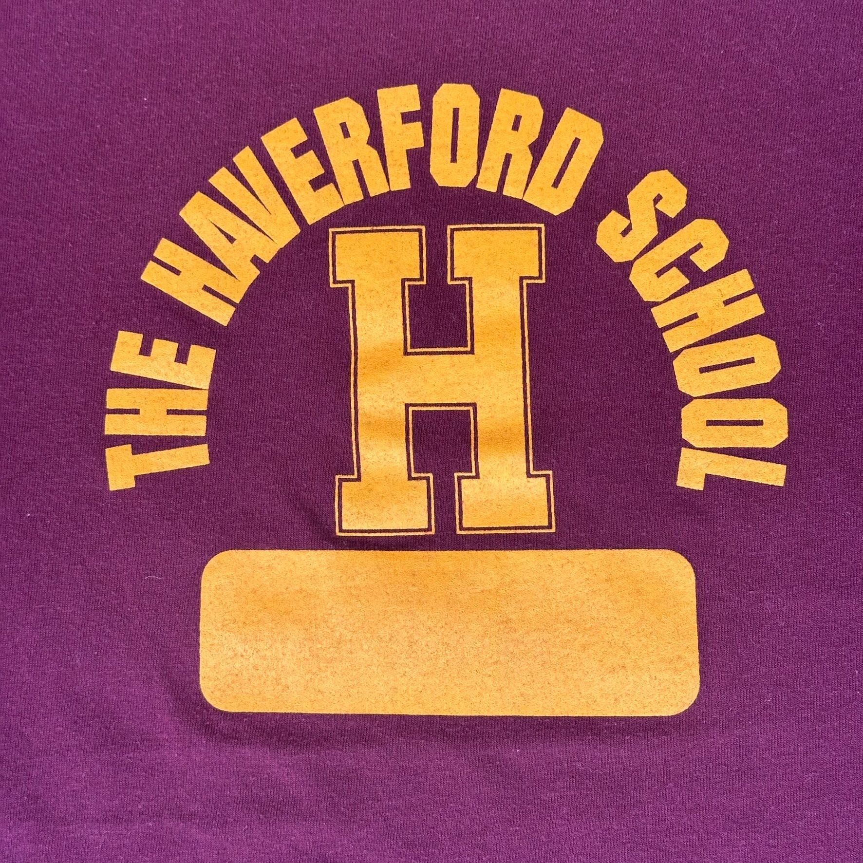 Vintage Vintage 90s Haverford School Reversible T-Shirt Preppy Colle Size US M / EU 48-50 / 2 - 2 Thumbnail