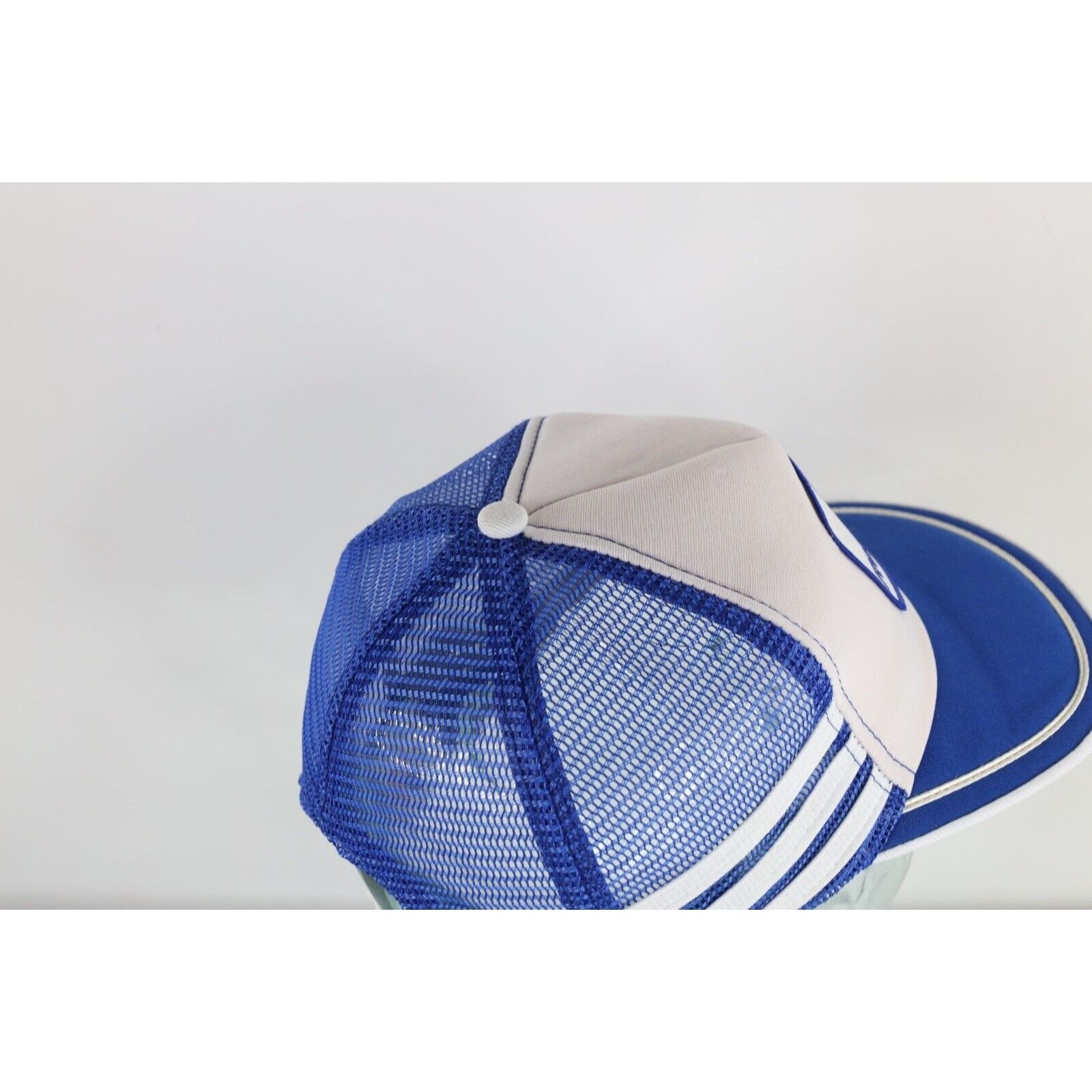 Vintage Deadstock Vintage 80s 3 Stripes BFI Recycle Now Trucker Hat Size ONE SIZE - 7 Thumbnail