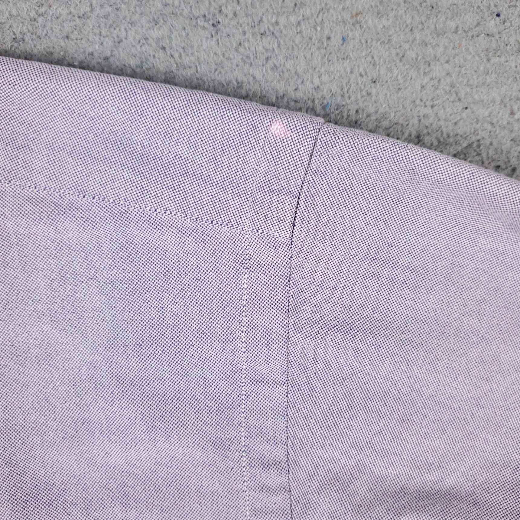Ralph Lauren Ralph Lauren Dress Shirt Mens 16 Purple Long Sleeve Button-Down Solid American Modern Size 42R - 7 Thumbnail