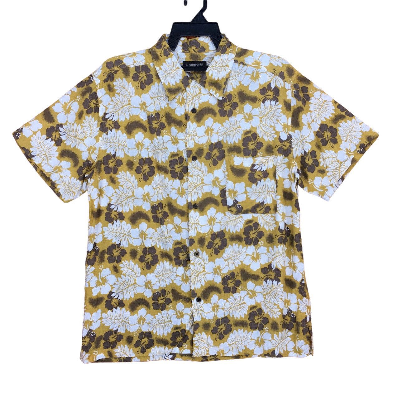 Japanese Brand Japanese Hawaiian GRANGESTA Flowers Shirt Size US M / EU 48-50 / 2 - 1 Thumbnail