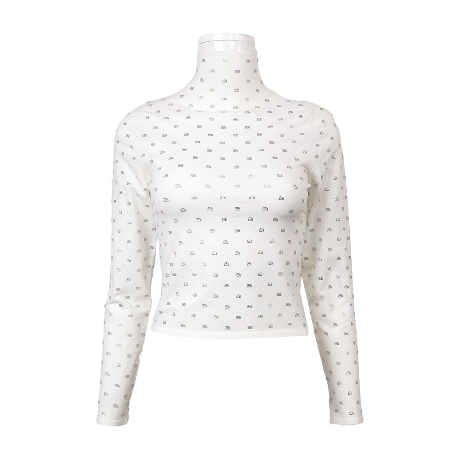 Alexander Wang Alexander Wang Crystal Long Sleeve Top Size M Size M / US 6-8 / IT 42-44 - 1 Thumbnail