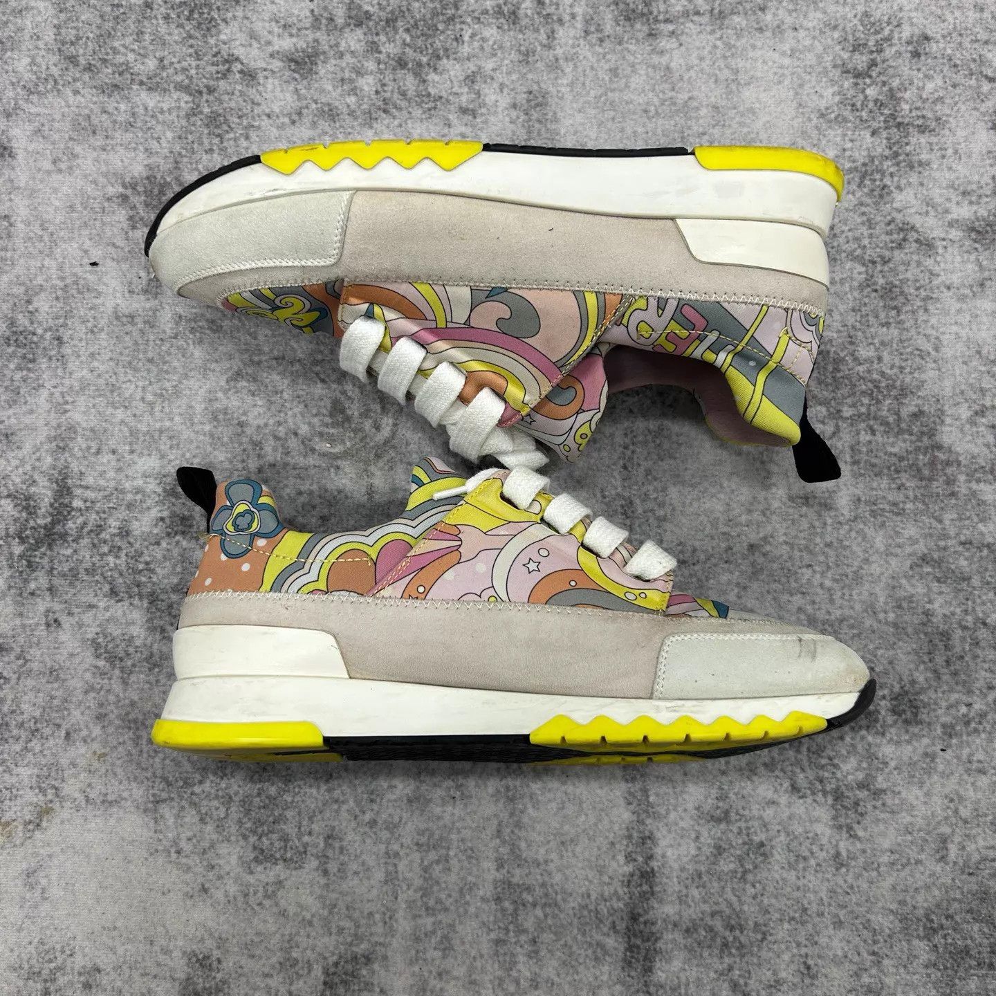 Hermes Hermes 99 New Rainbow Print Sneakers Women's 36 Size US 5.5 / IT 35.5 - 4 Thumbnail
