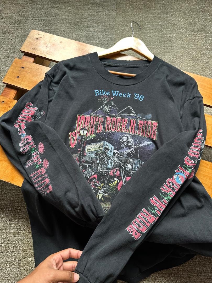Vintage VINTAGE JOHN’S ROCK N RIDE 1998 Size US XL / EU 56 / 4 - 4 Thumbnail