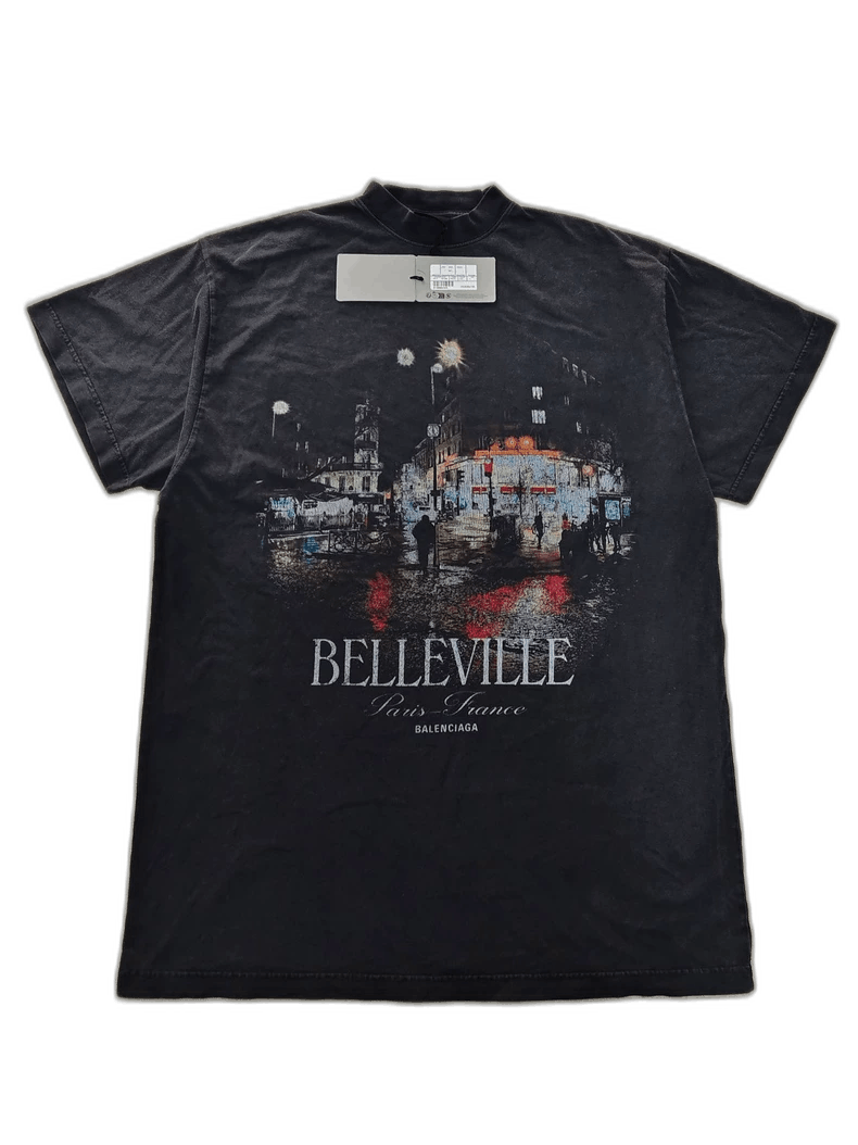 Balenciaga Balenciaga Belleville Washed T-Shirt | Grailed