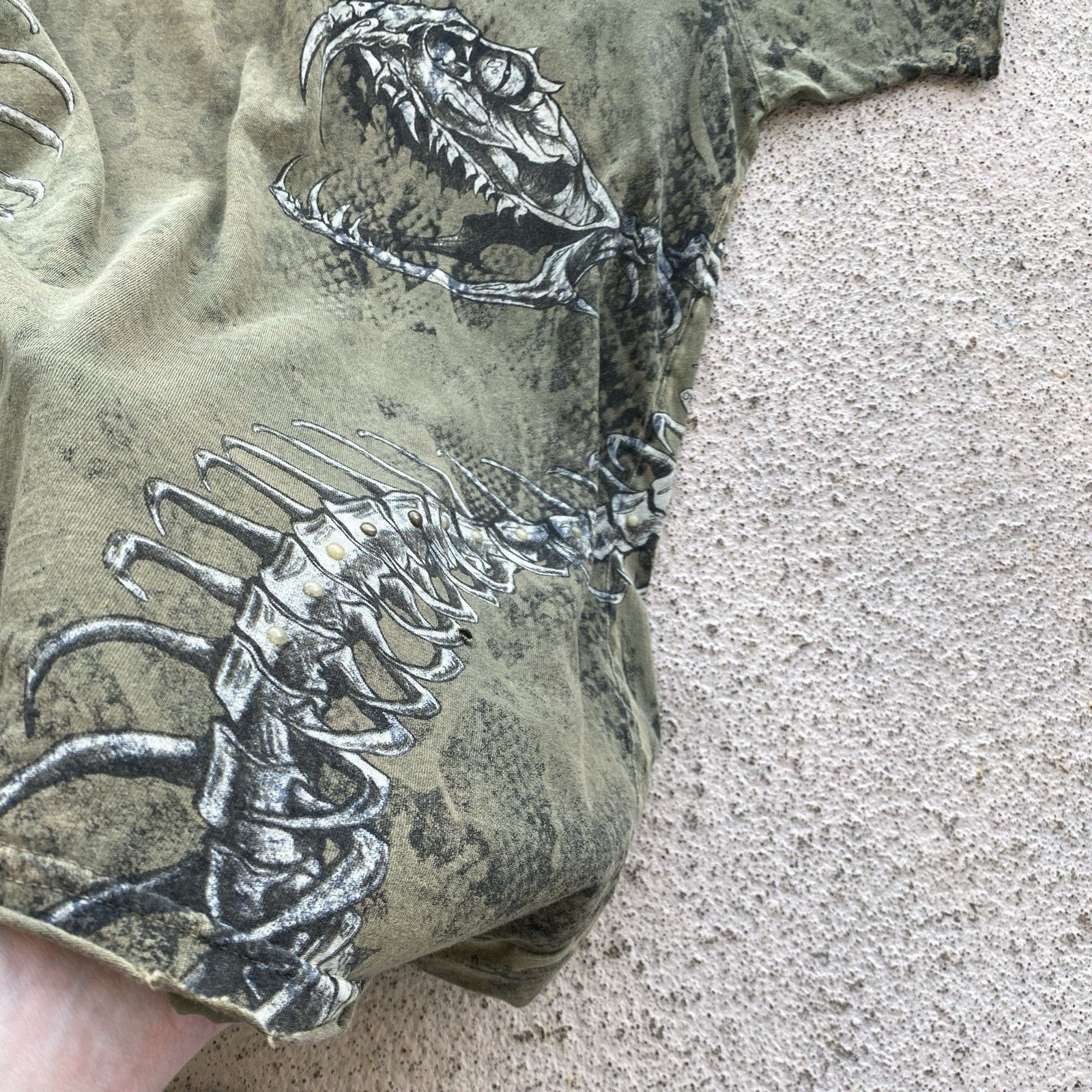 Affliction Crazy Affliction Skeleton T Shirt Tribal Vibe True Religion Size US XL / EU 56 / 4 - 12 Thumbnail