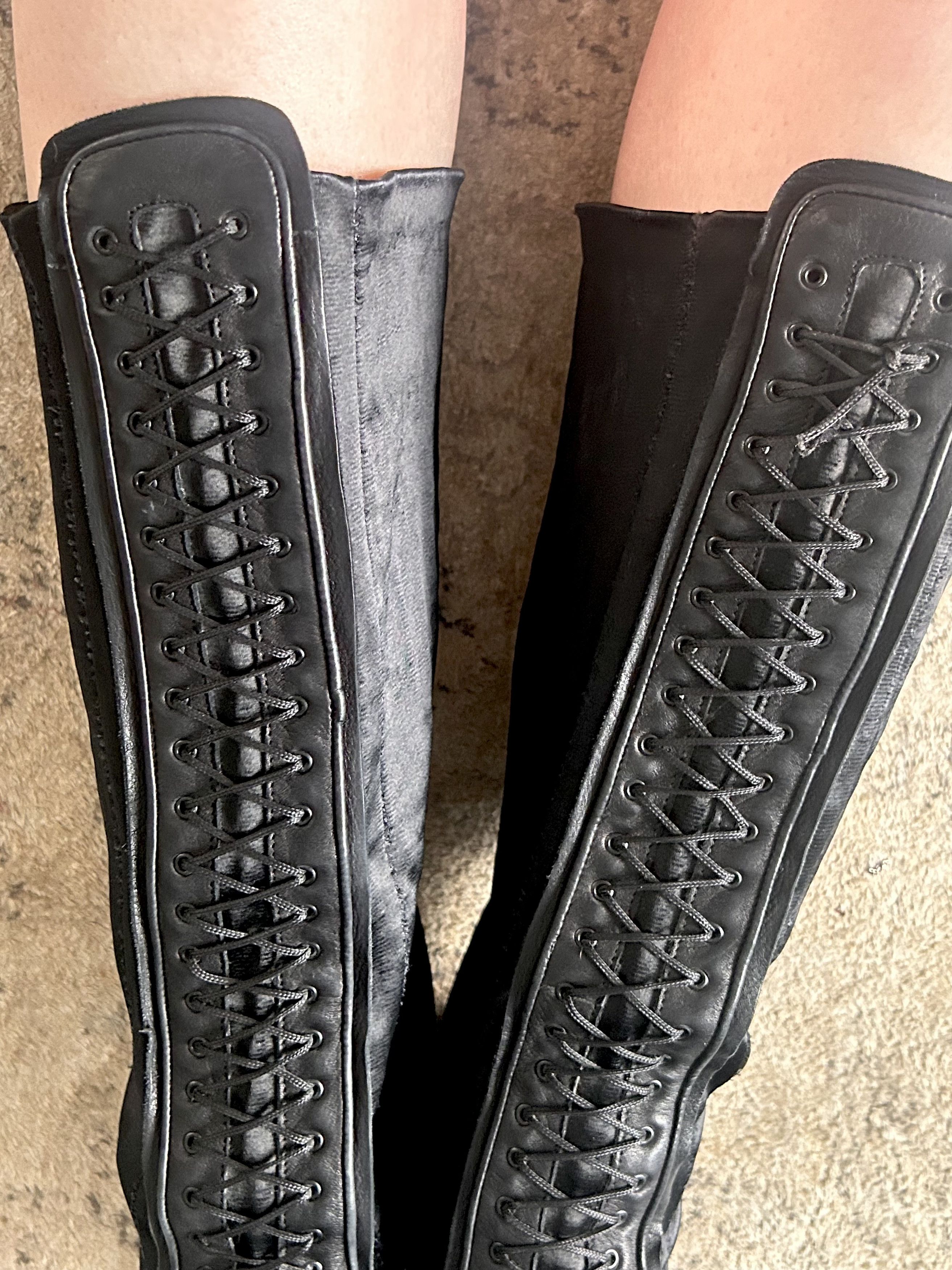 Rochas FW'06 Strech Satin Lace Up Boots Size US 8 / IT 38 - 7 Thumbnail