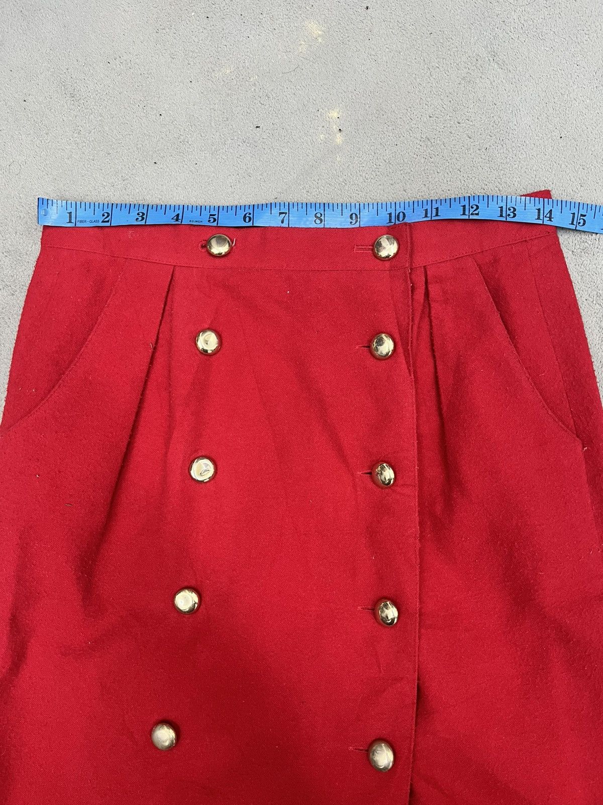 Designer × Japanese Brand × Mademoiselle Non Non ARCHIVE🔥LUCE BY MADEMOISELLE BUTTON SKIRT Size 28" / US 6 / IT 42 - 10 Thumbnail