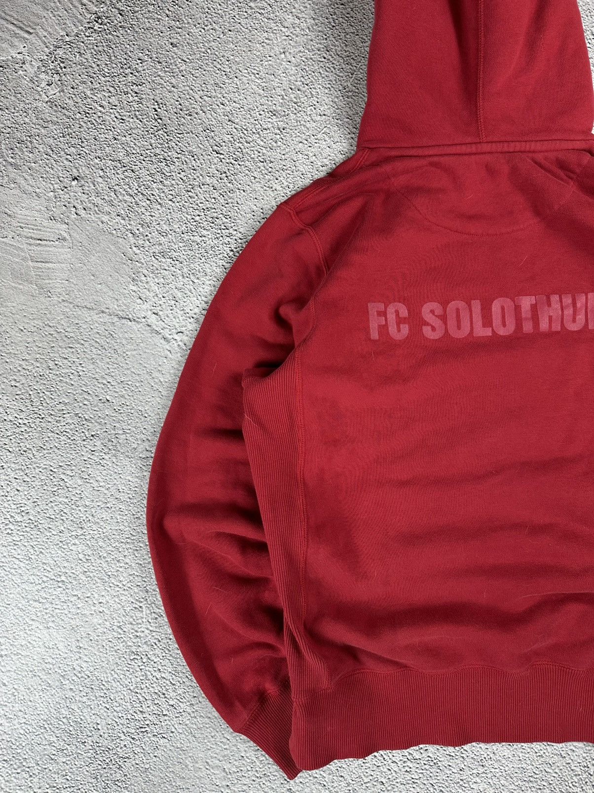 Nike × Vintage Vintage Nike Hoodie FC Solothurn Blockcore Y2K Style Size US S / EU 44-46 / 1 - 6 Thumbnail