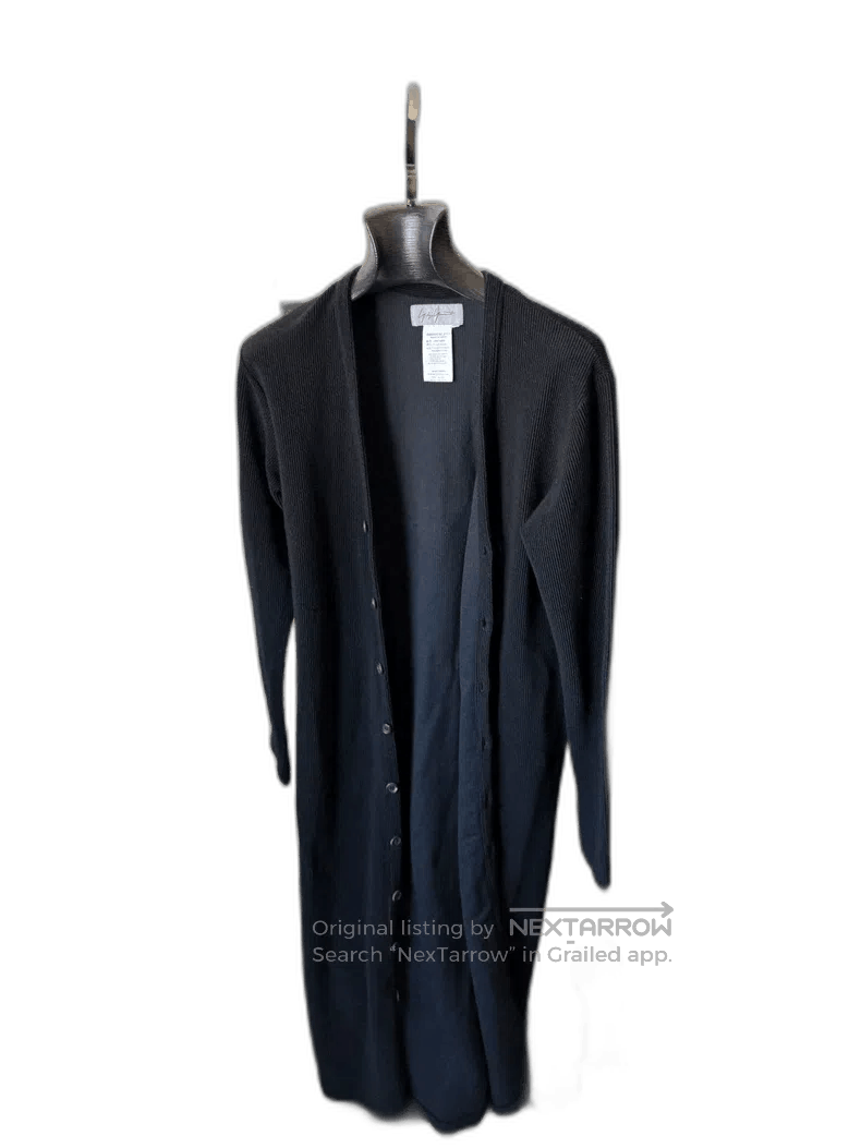 トップス Yohji Yamamoto Wool Long Cardigan WOOL LAYERED LONG CARDIGAN – THE SHOP YOHJI YAMAMOTO