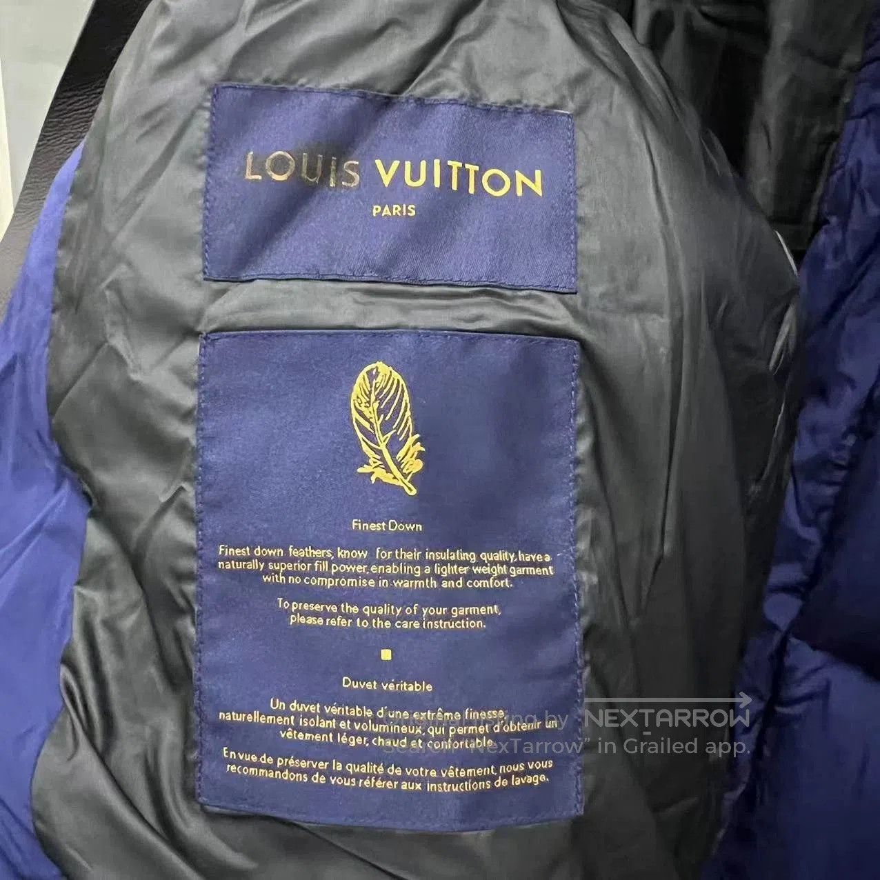 Louis Vuitton Louis Vuitton Blue Colorblock Down Jacket. Size US L / EU 52-54 / 3 - 3 Thumbnail