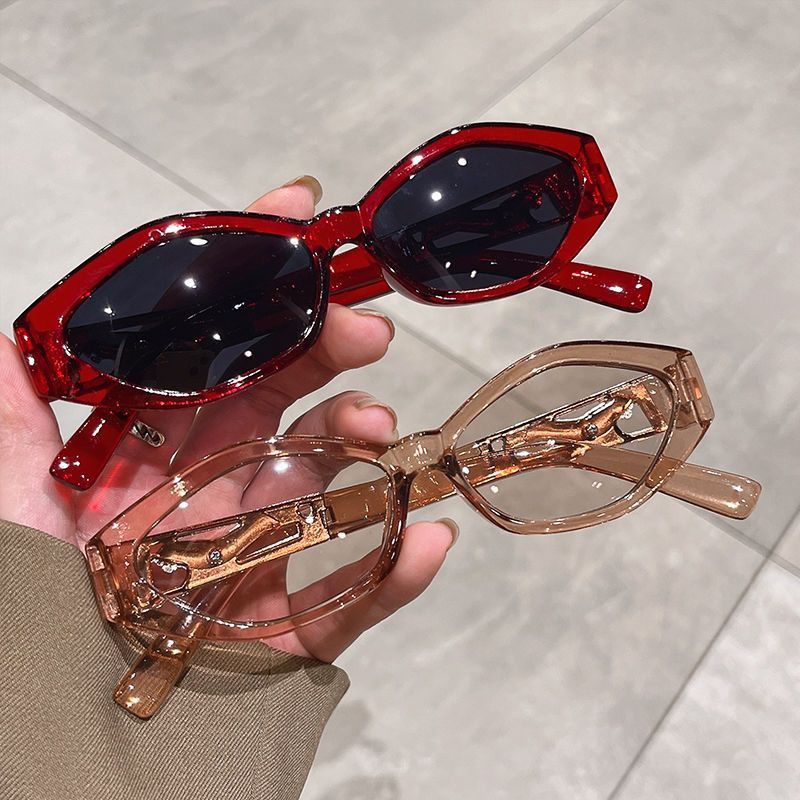 VIBE Hip-hop Street ins style custom avant-garde sunglasses Size ONE SIZE - 3 Thumbnail