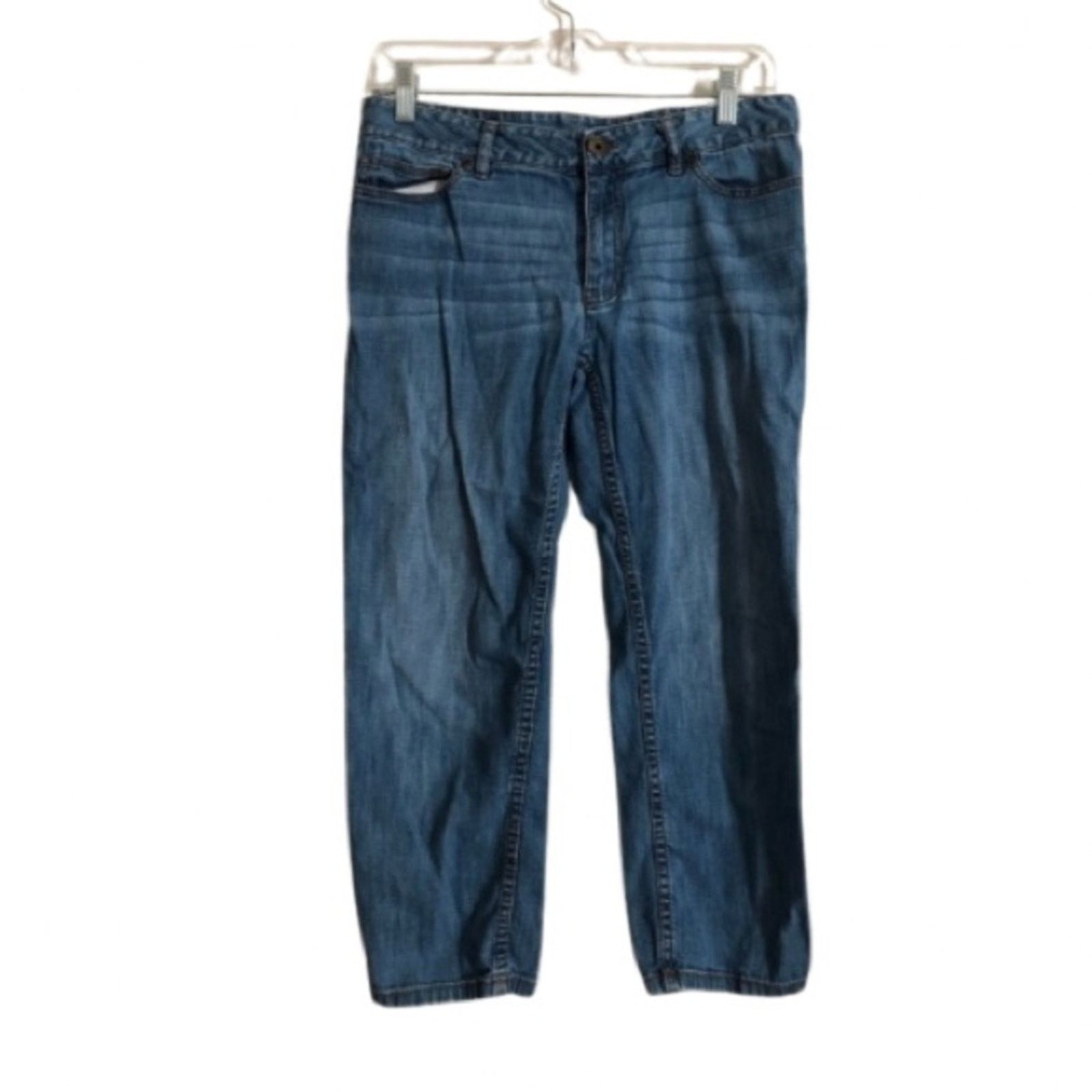 J. Jill J. Jill Petite Authentic Fit Crop Capri Cropped Denim Jeans Size 28" / US 6 / IT 42 - 1 Thumbnail