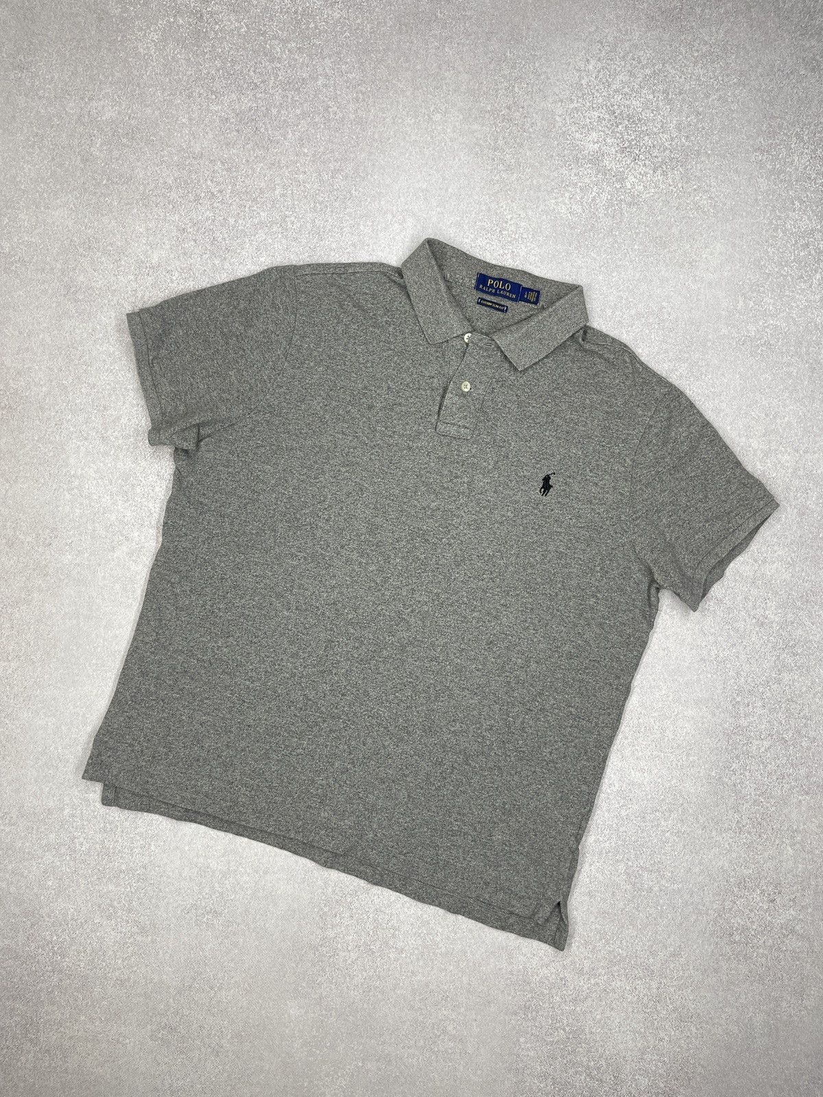Polo Ralph Lauren Mens Polo Ralph Lauren Rugby Polo Grey Y2K RRL Size L Size US L / EU 52-54 / 3 - 1 Thumbnail