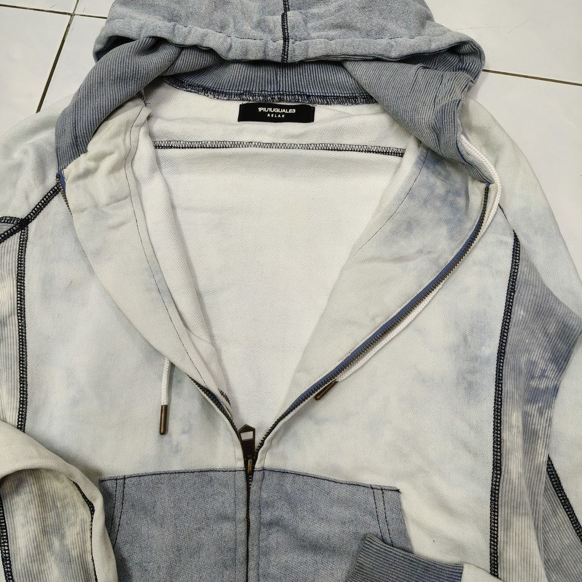 Japanese Brand Japanese 1piu1uguale3 Small Logo Full Zip Hoodie Size US M / EU 48-50 / 2 - 13 Thumbnail